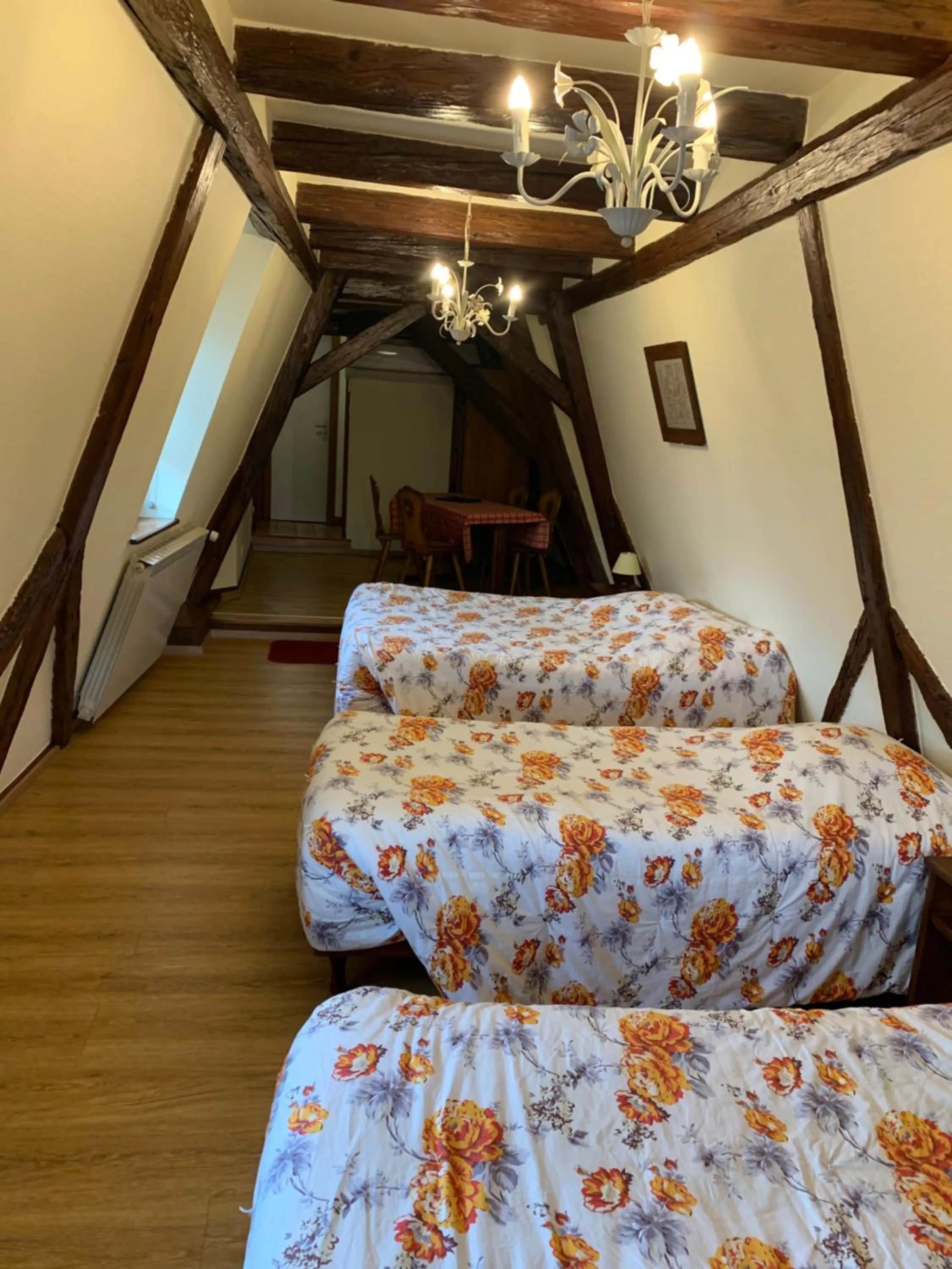 Photo of the whole room, Bed in Hotel Restaurant Dontenville