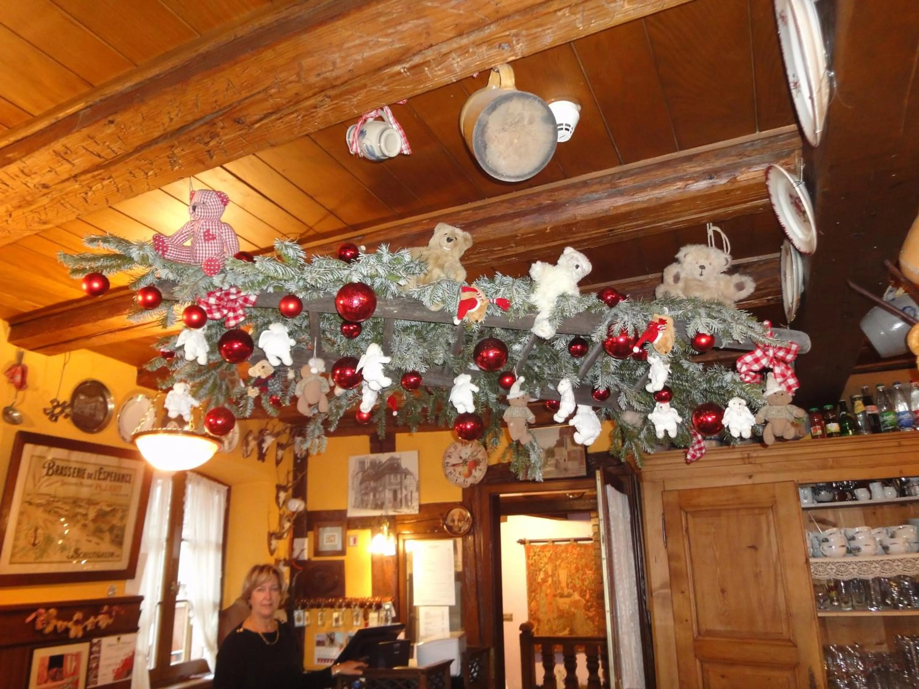 Lobby or reception in Hotel Restaurant Dontenville