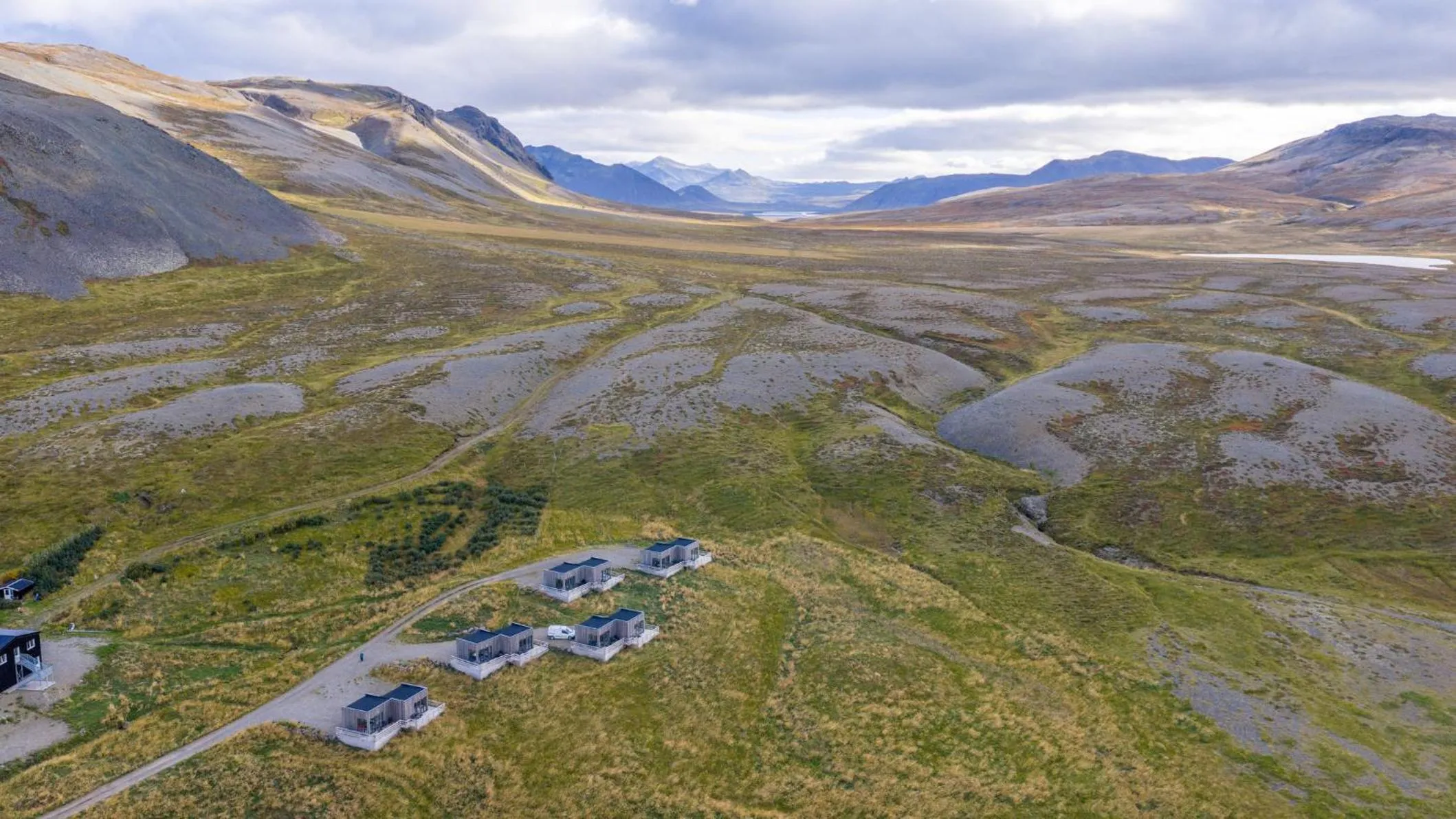 Bird's eye view in Dis Cottages