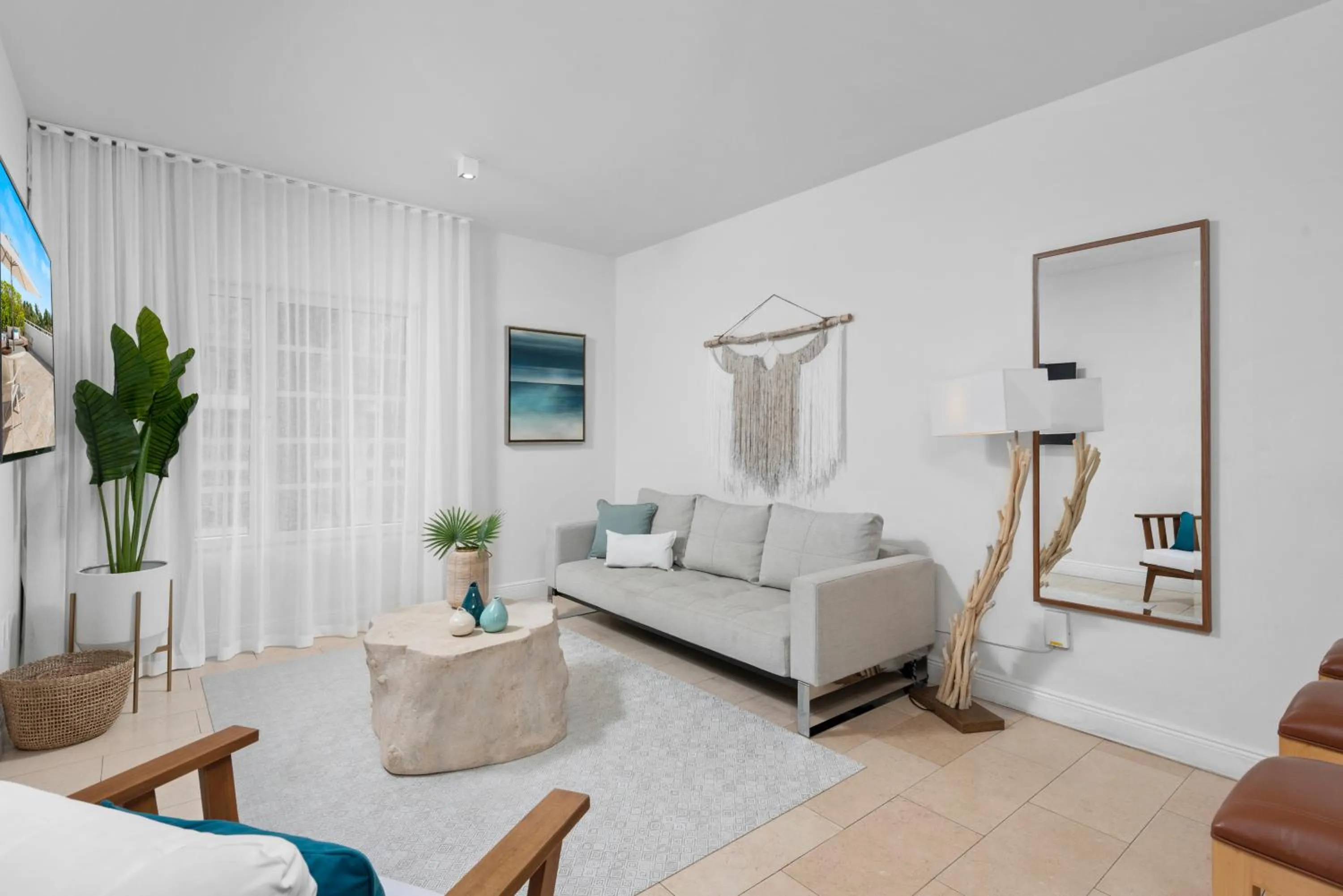 Living room in Bentley Hotel South Beach