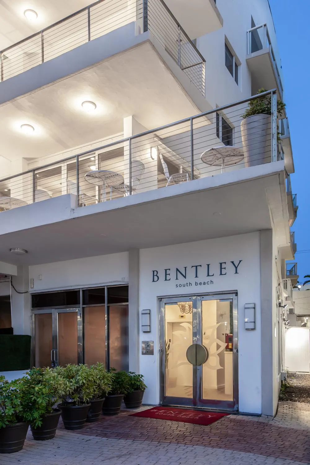 Property building in Bentley Hotel South Beach