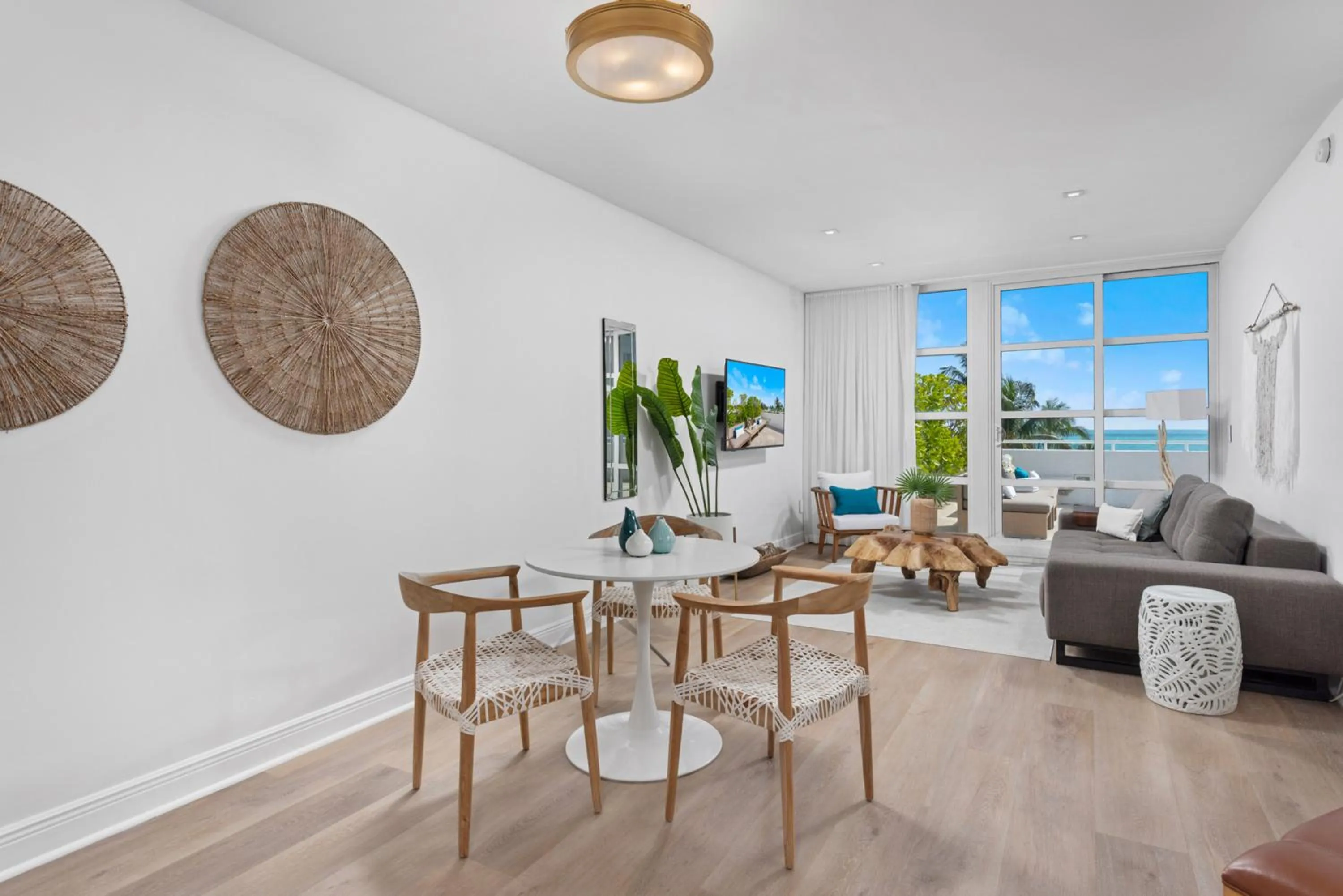 Living room in Bentley Hotel South Beach