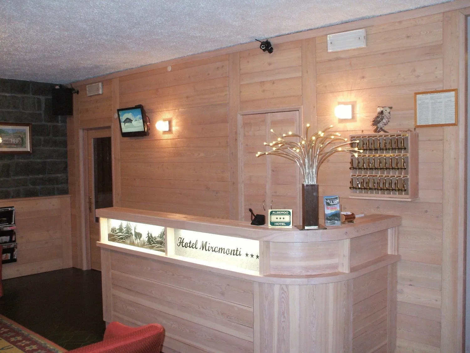 Lobby or reception in Hotel Miramonti