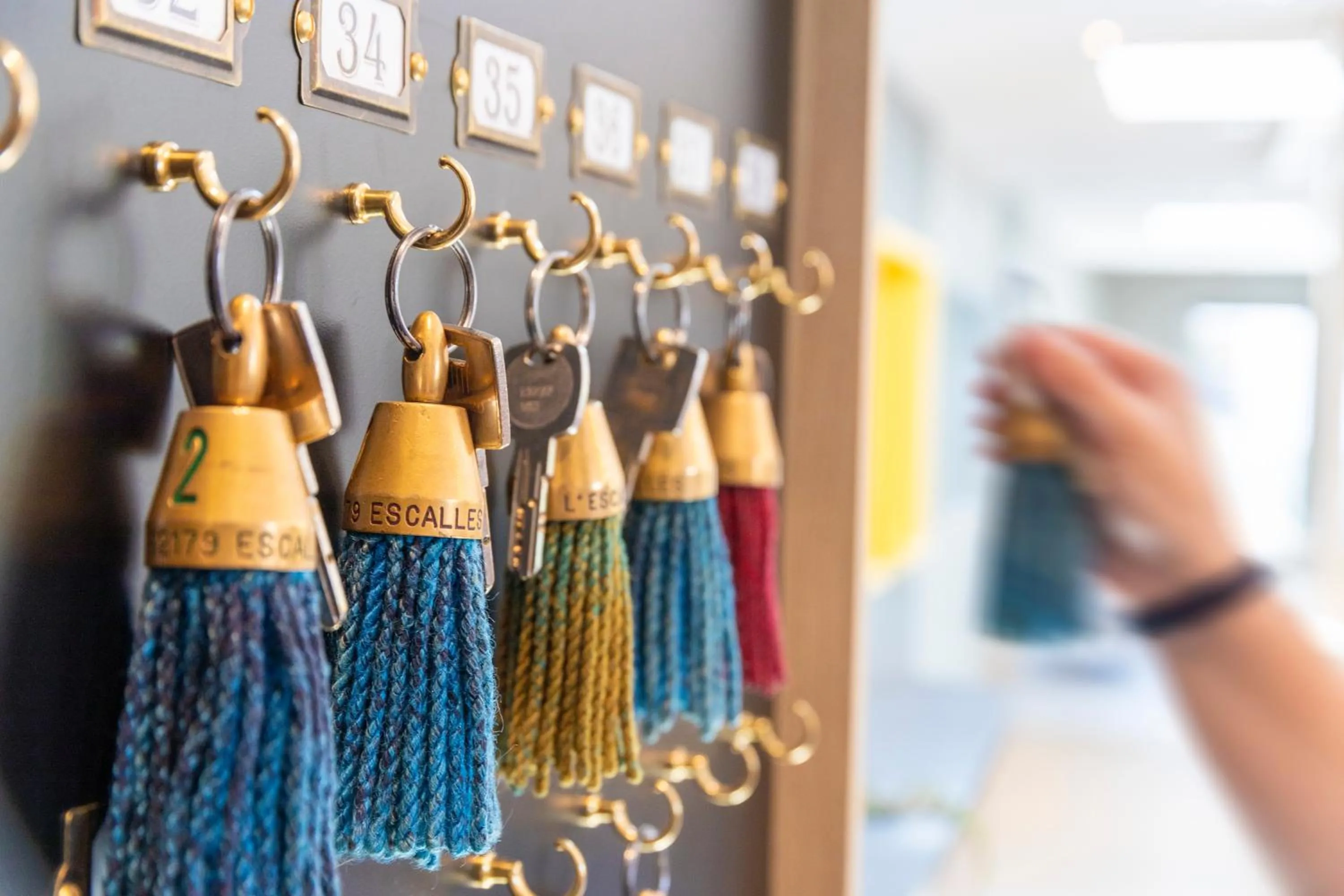 Decorative detail in Hôtel L'Escale - Piscine & SPA