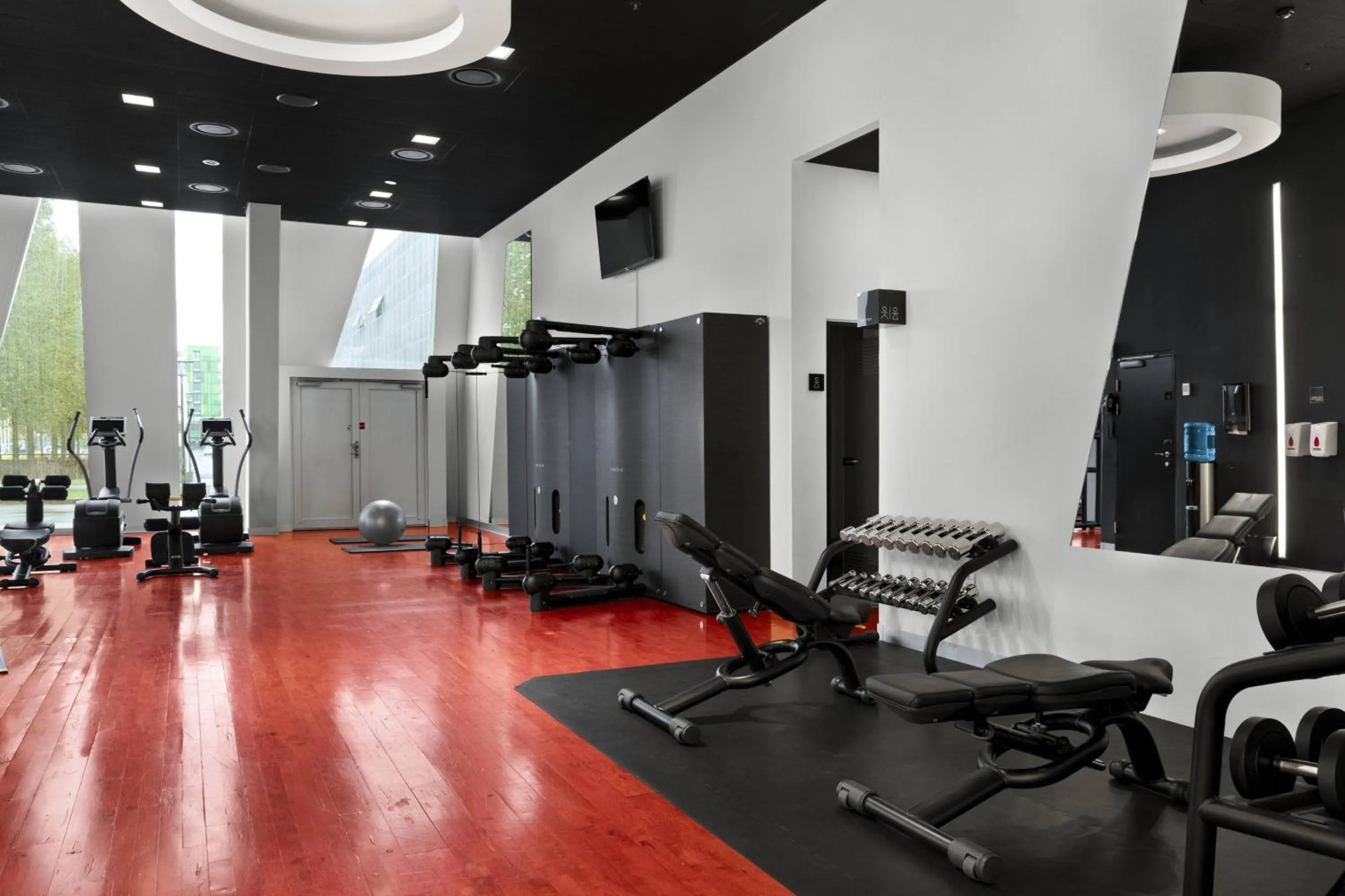 Fitness centre/facilities in AC Hotel by Marriott Bella Sky Copenhagen