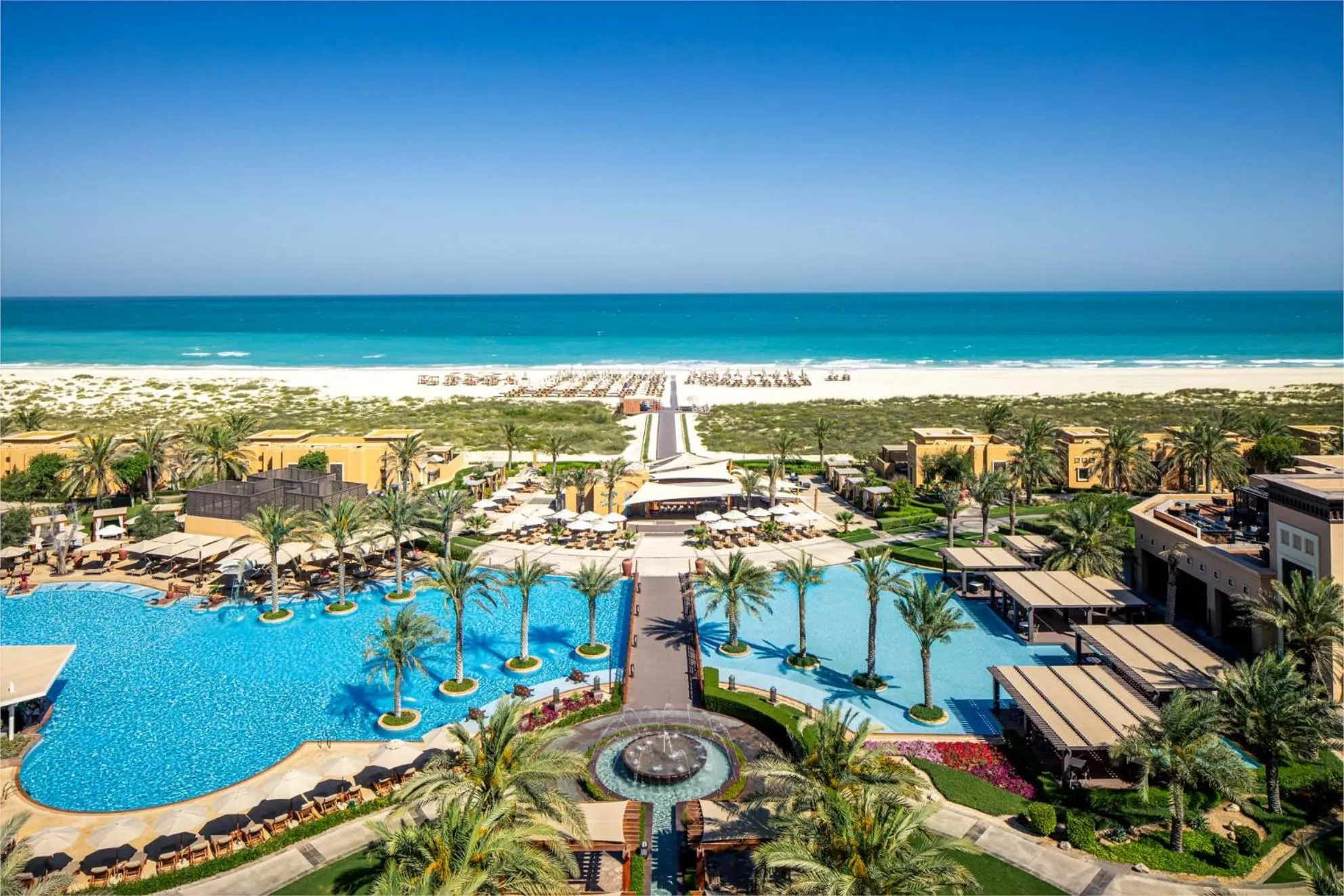 Bird's eye view in Saadiyat Rotana Resort and Villas