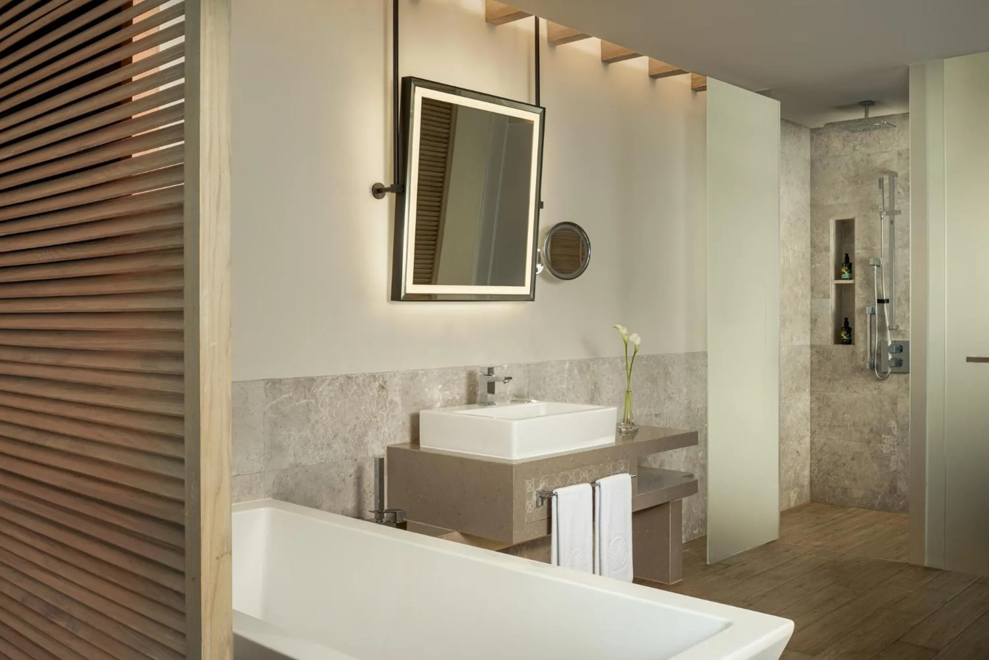 Shower in Saadiyat Rotana Resort and Villas