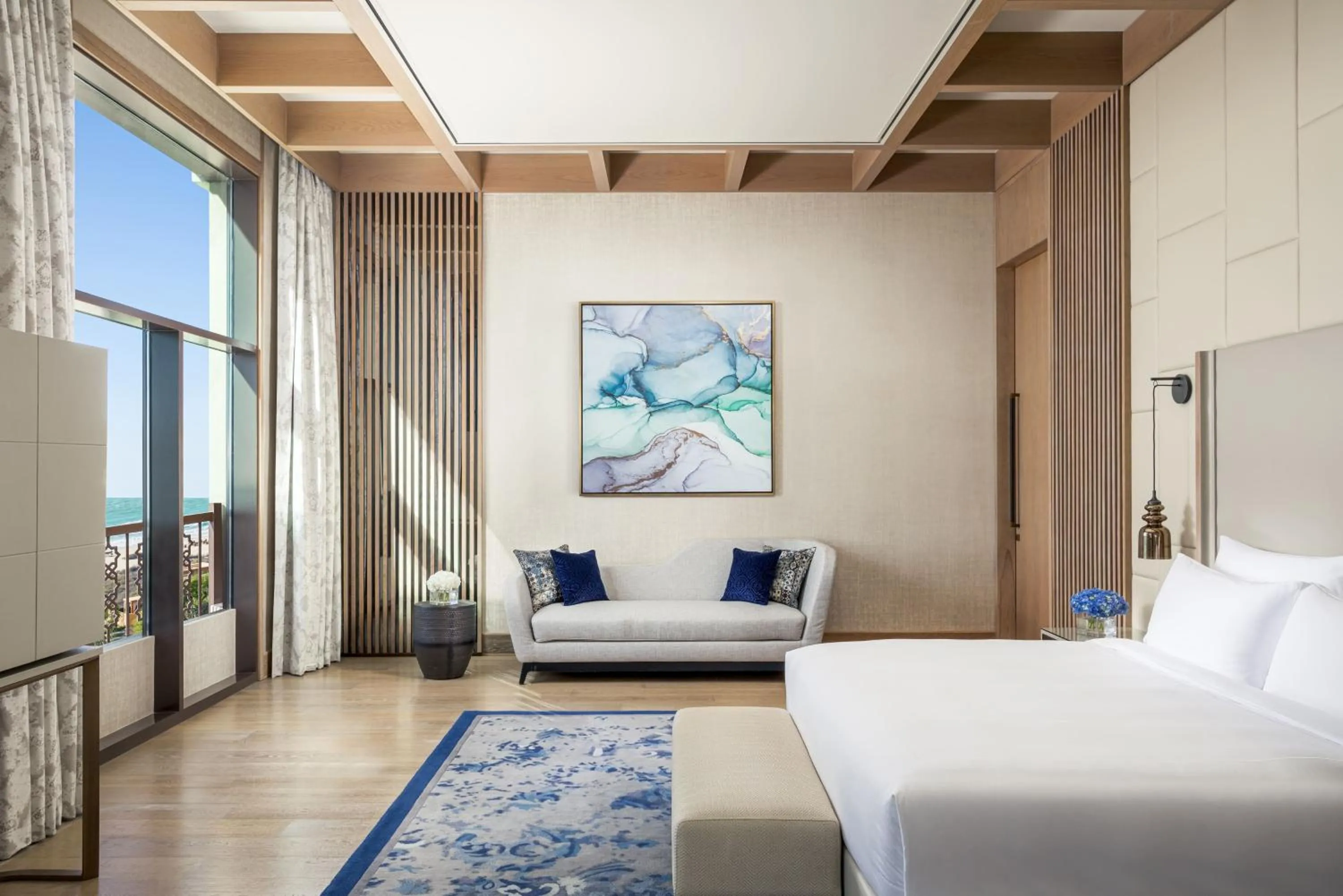 Bedroom, Bed in Saadiyat Rotana Resort and Villas