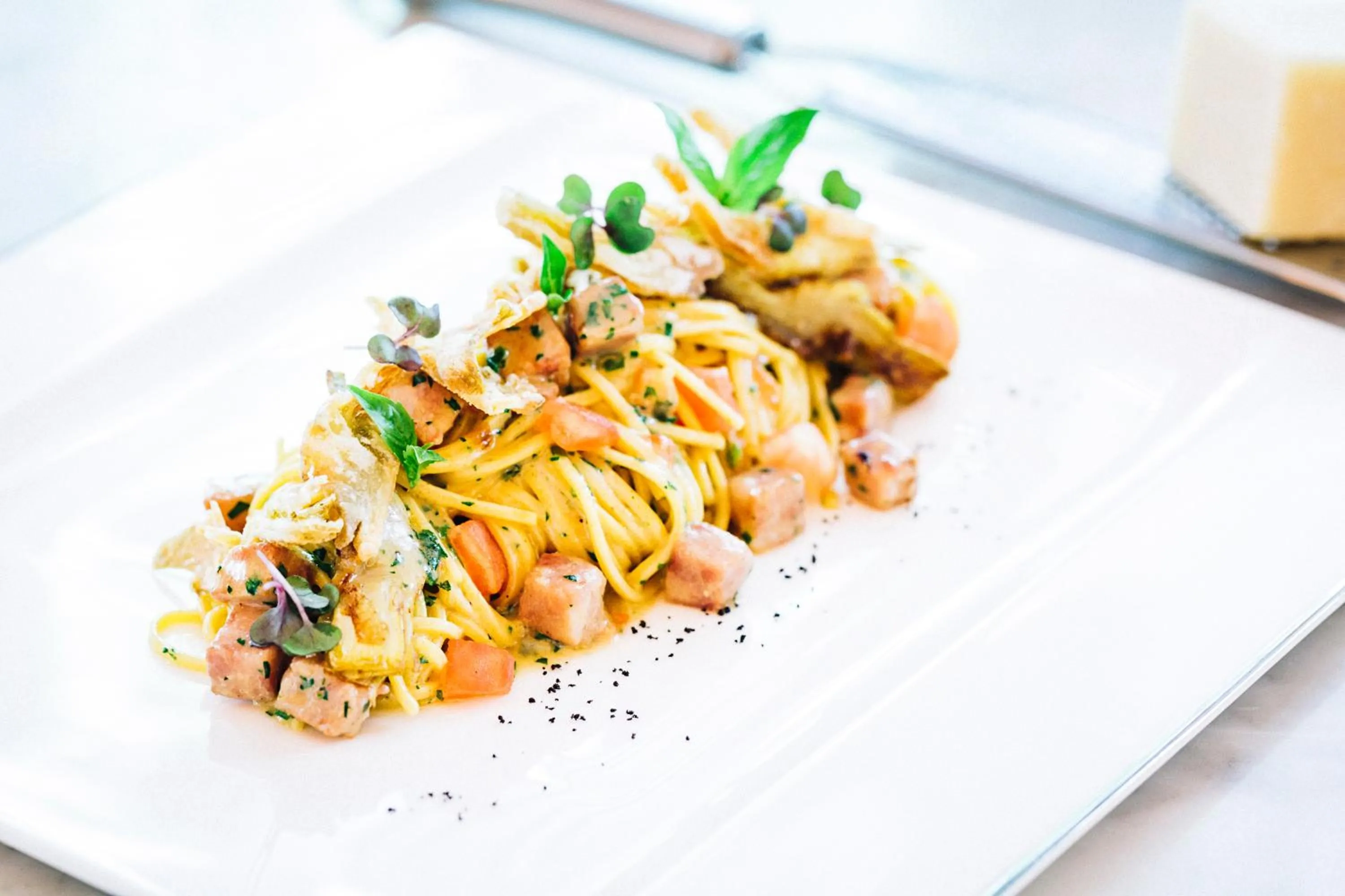 Food close-up in Anantara Siam Bangkok Hotel