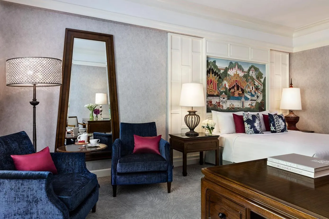 Bedroom, Bed in Anantara Siam Bangkok Hotel