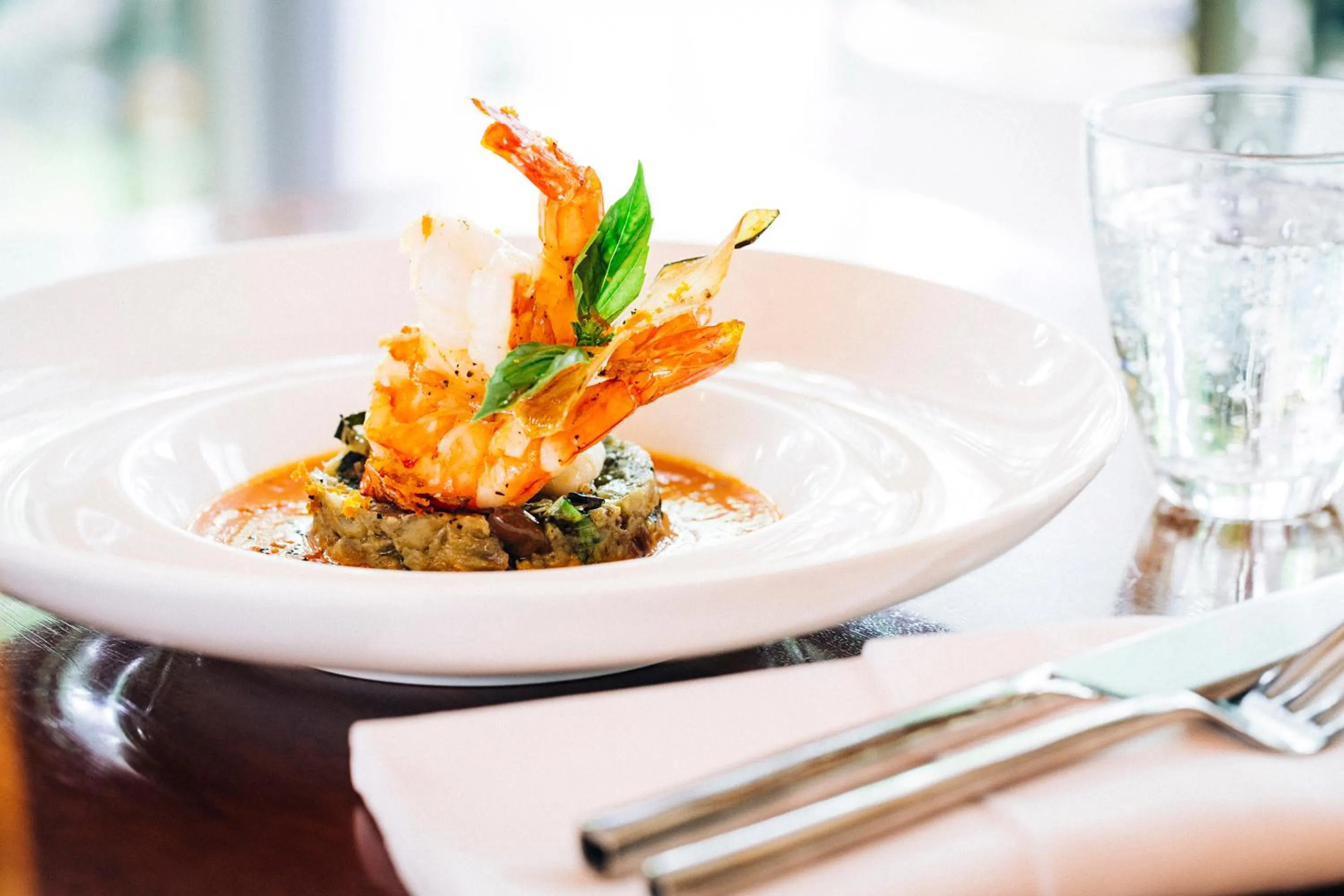 Food close-up in Anantara Siam Bangkok Hotel