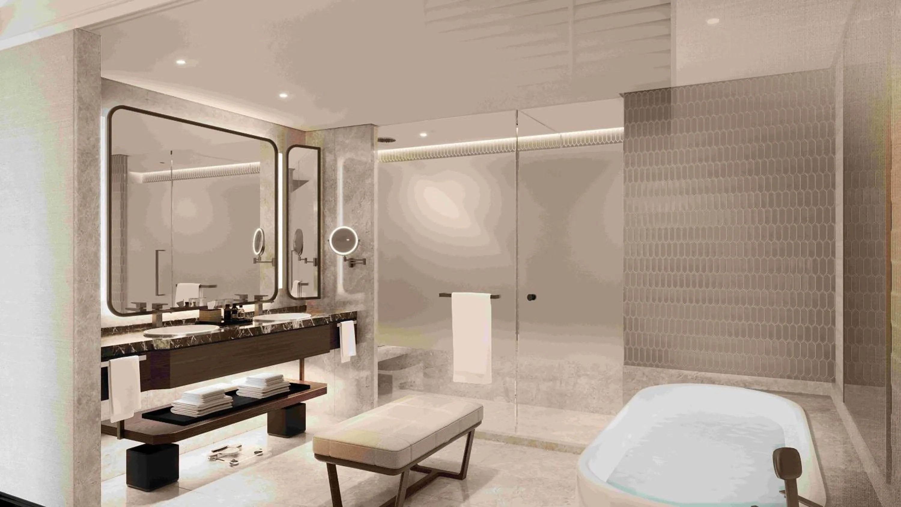 Bathroom in Anantara Siam Bangkok Hotel