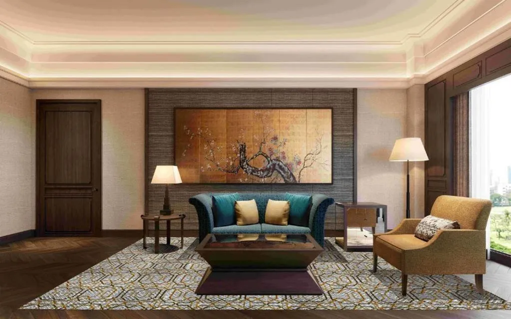 Living room in Anantara Siam Bangkok Hotel
