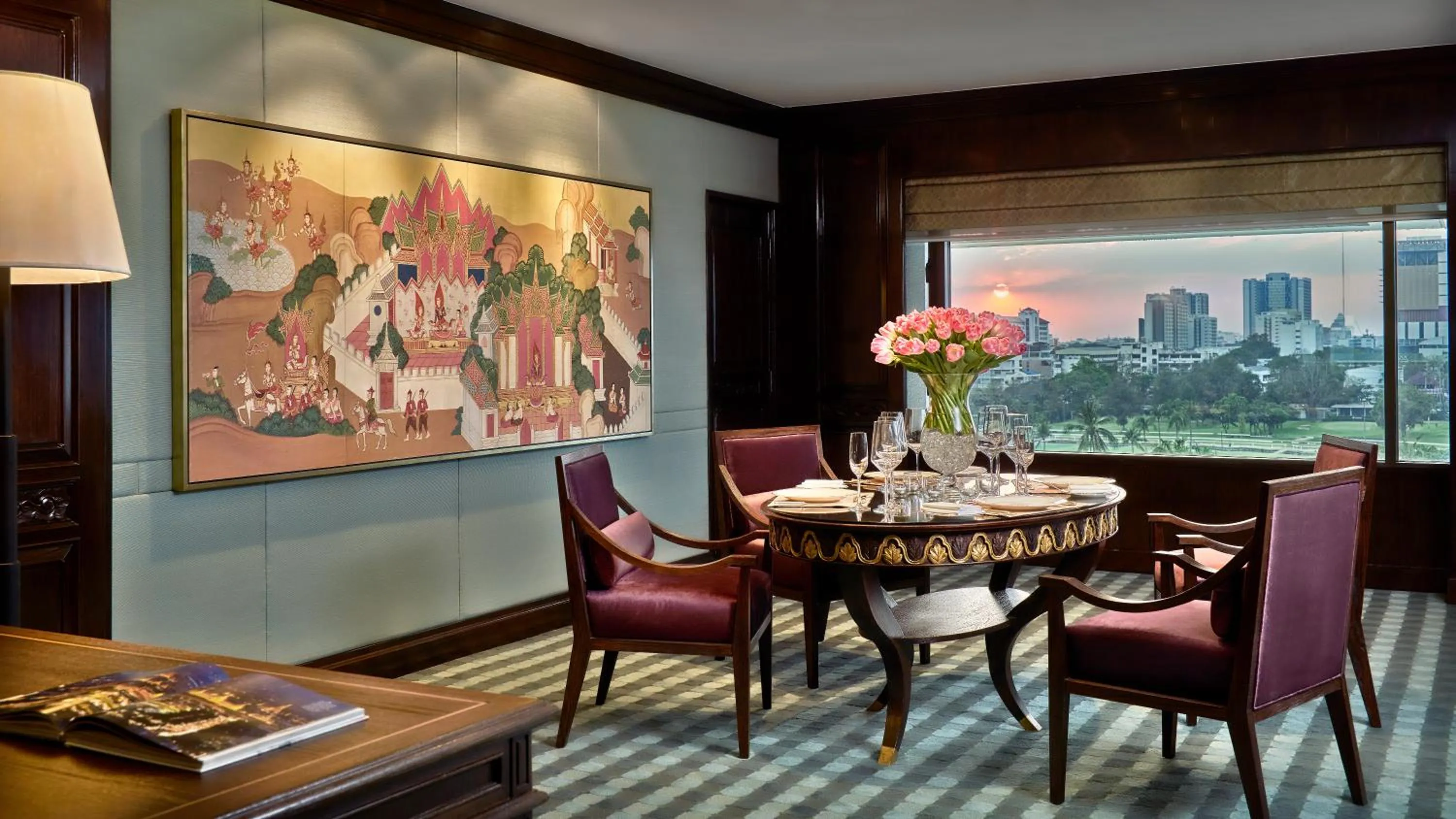 Dining area in Anantara Siam Bangkok Hotel