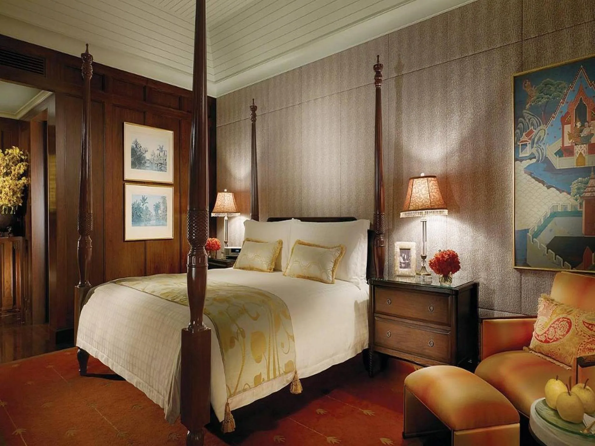 Bedroom, Bed in Anantara Siam Bangkok Hotel