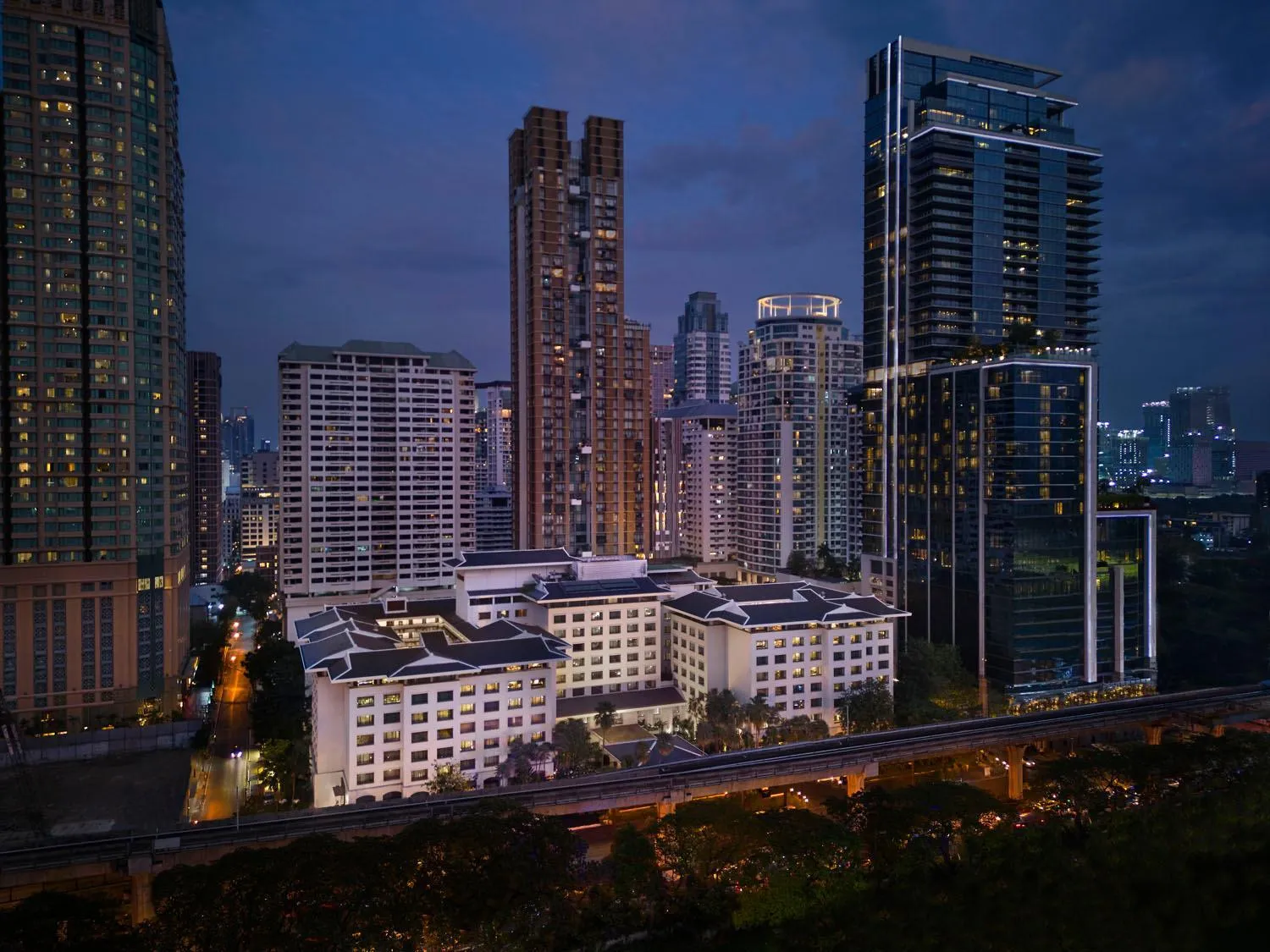 Property building in Anantara Siam Bangkok Hotel