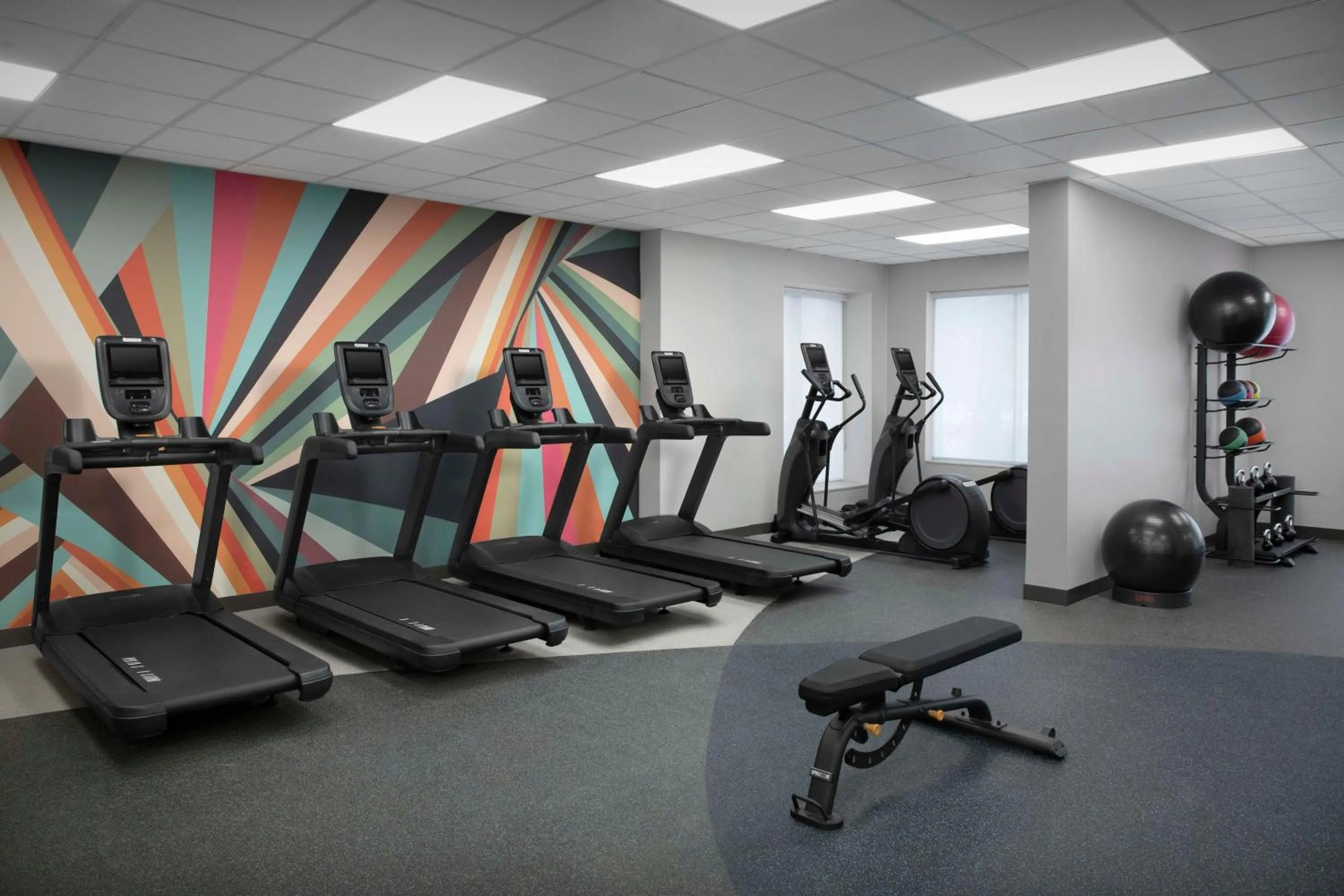 Fitness centre/facilities in Hilton Garden Inn Atlanta North/Johns Creek