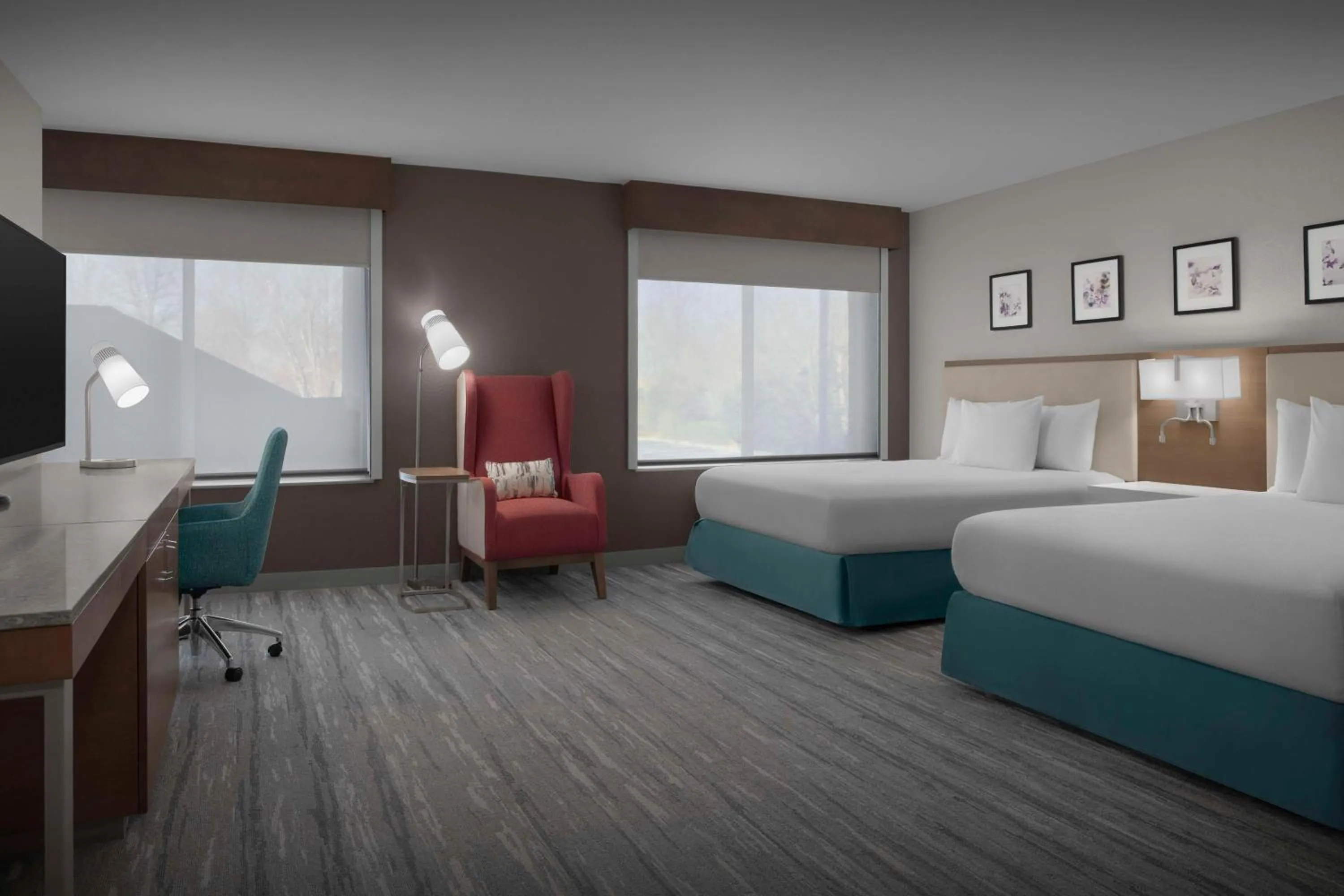 Bedroom, Bed in Hilton Garden Inn Atlanta North/Johns Creek