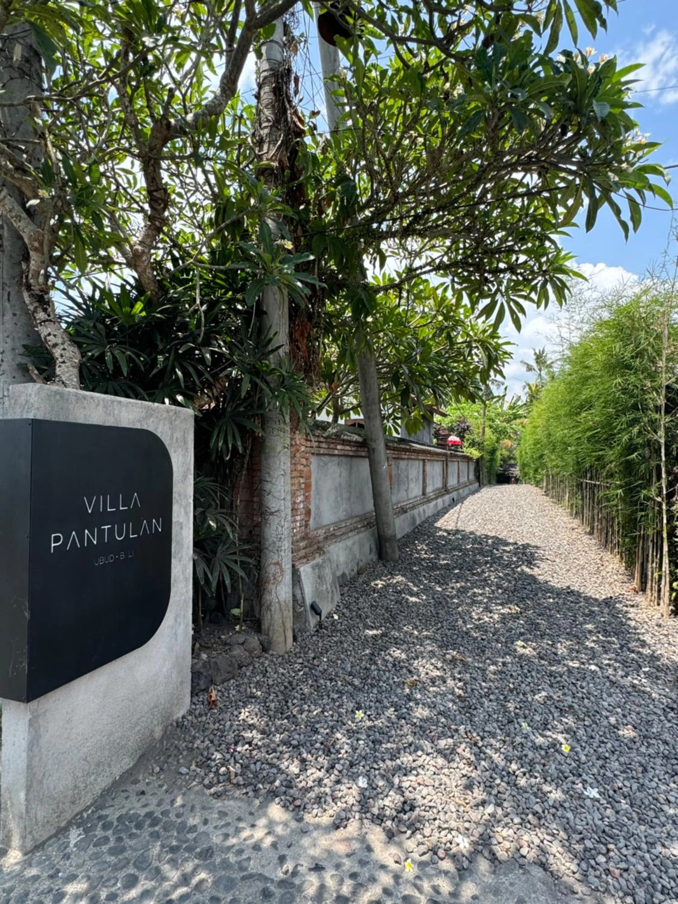 Facade/entrance in Villa Pantulan Bali