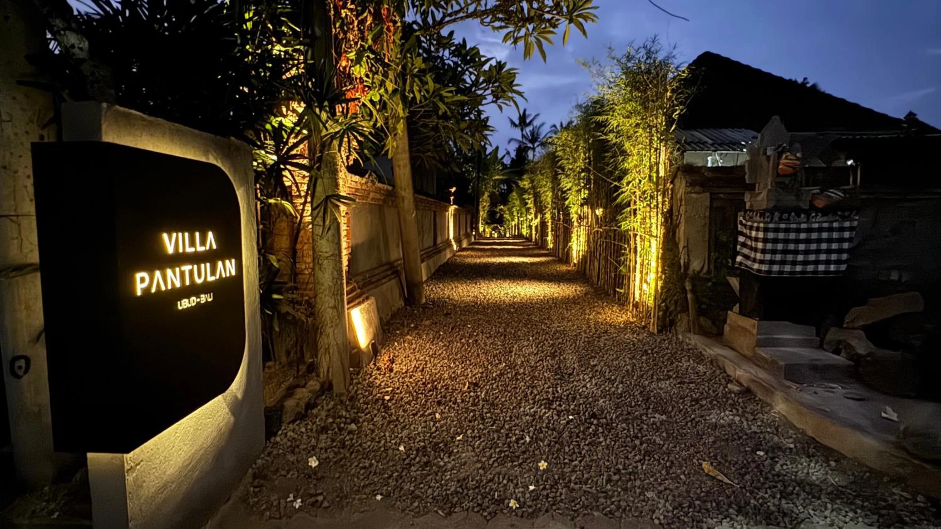 Facade/entrance in Villa Pantulan Bali