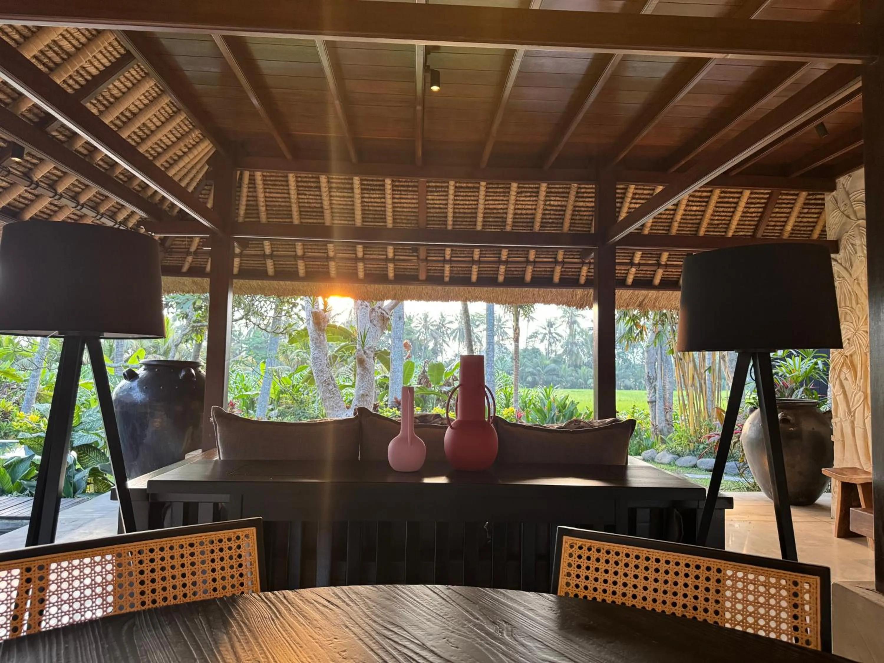 Seating area in Villa Pantulan Bali
