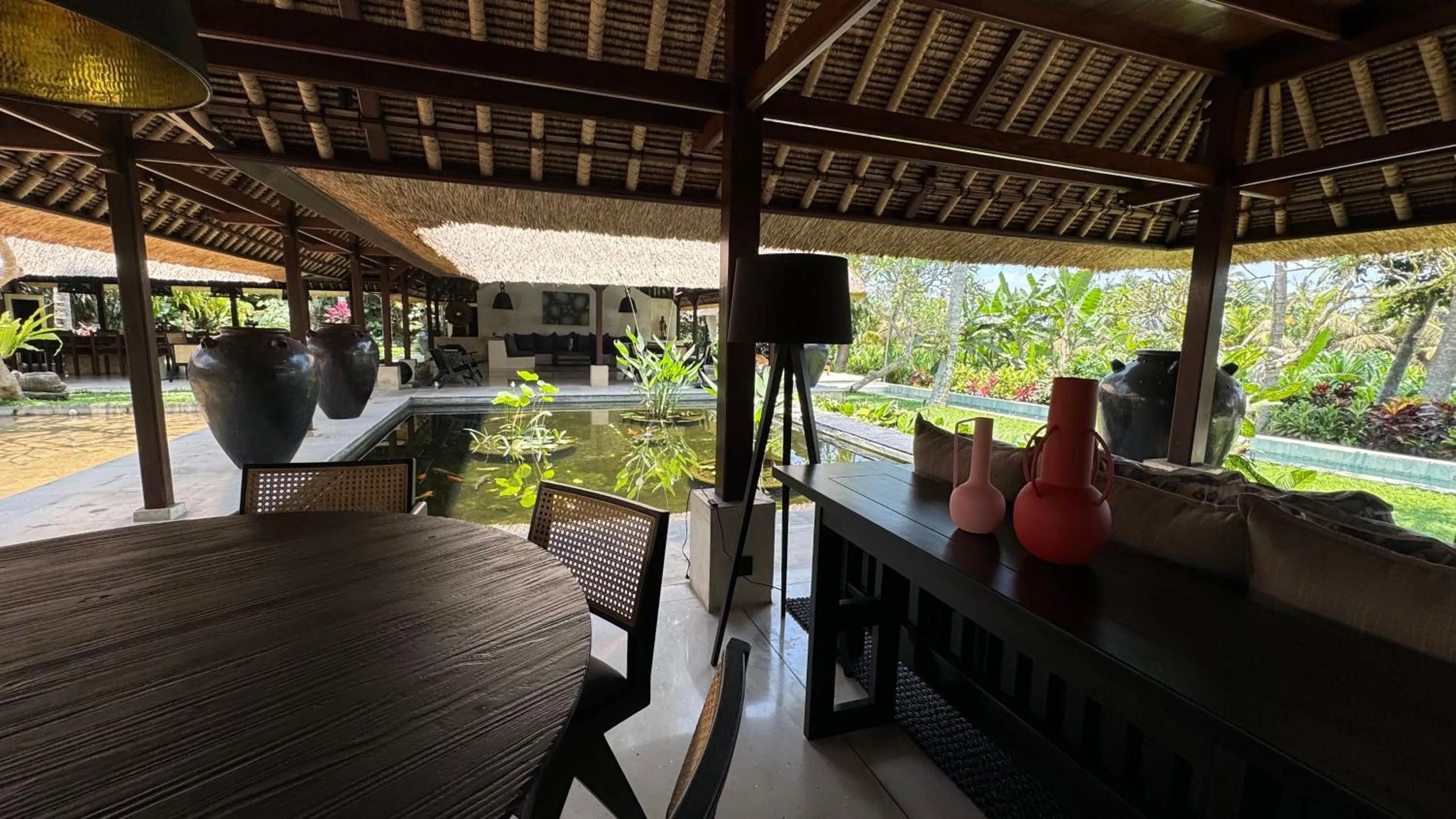 Seating area in Villa Pantulan Bali
