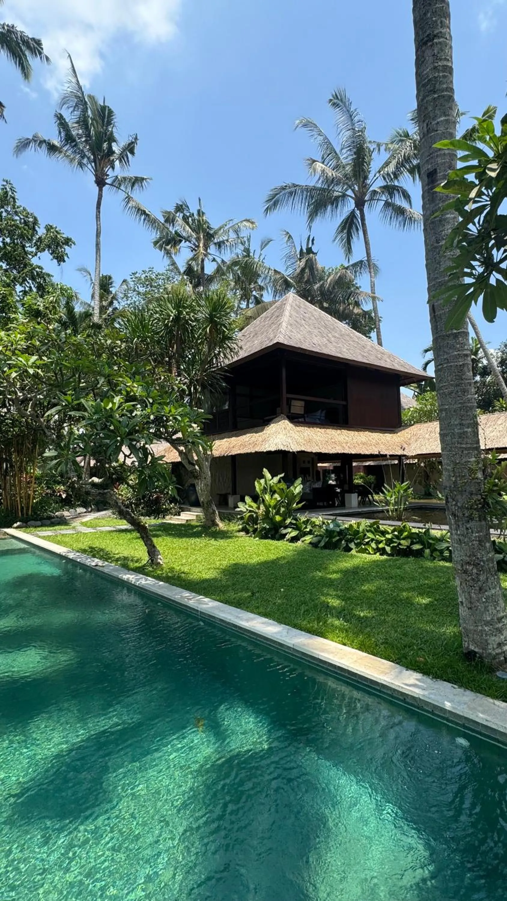 Pool view in Villa Pantulan Bali
