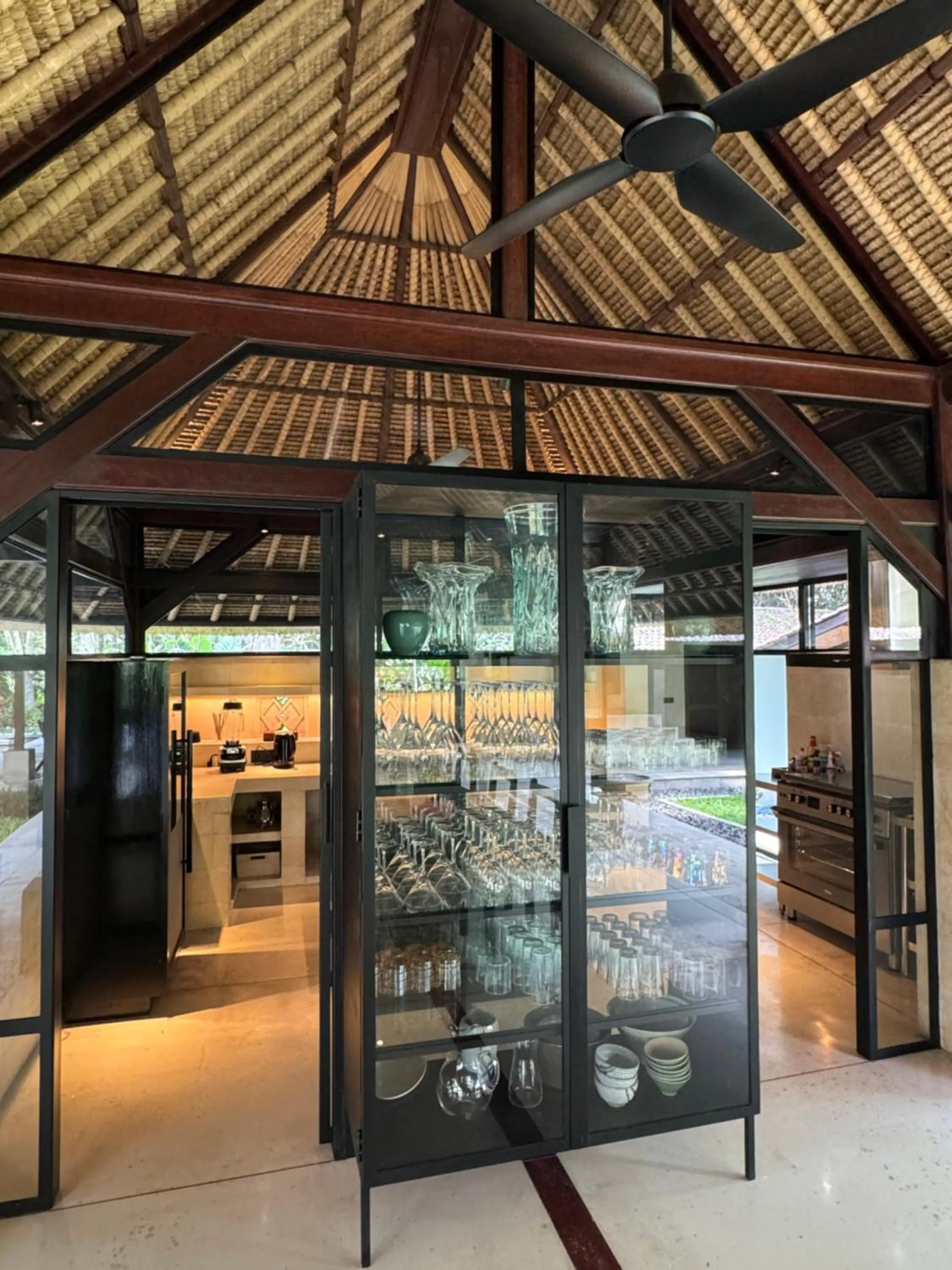 kitchen in Villa Pantulan Bali