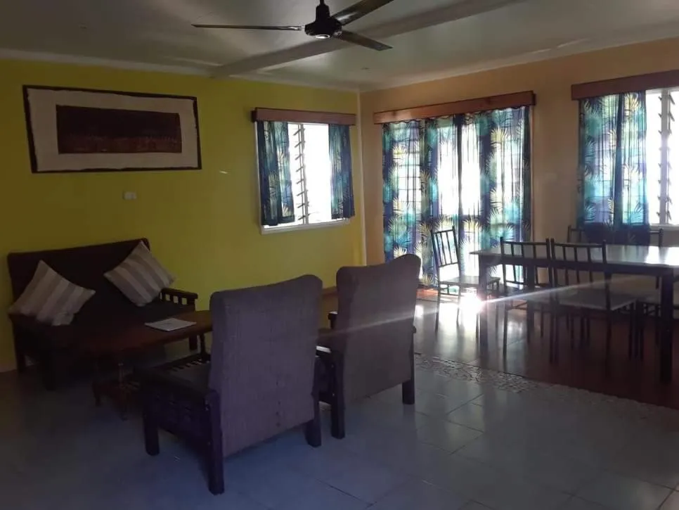 Seating area in Daku Resort