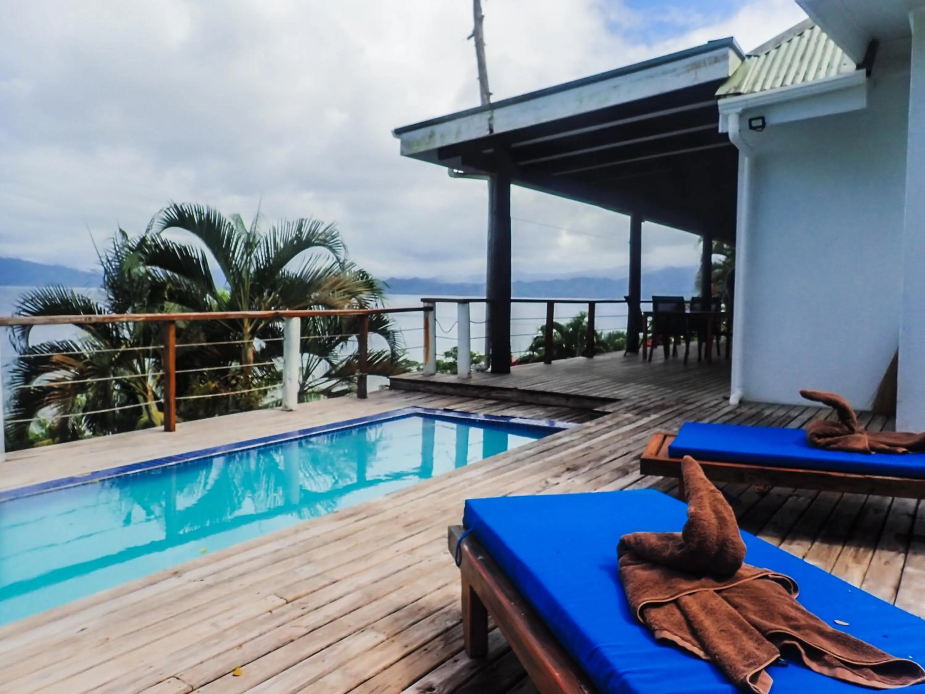 Pool view in Daku Resort