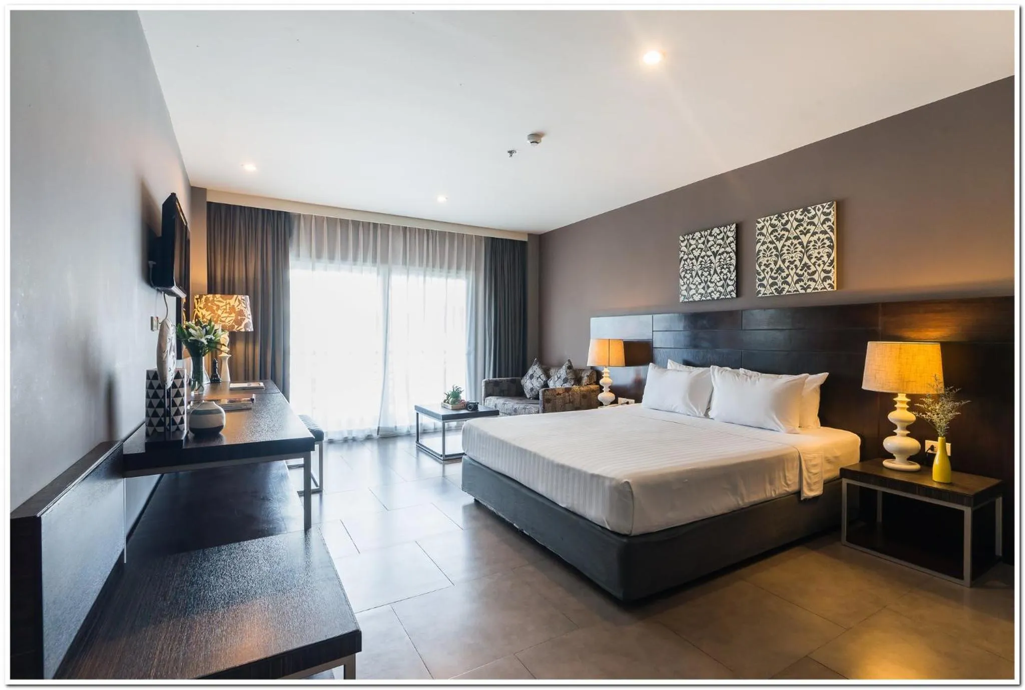 Bedroom, Bed in Sea Me Spring Hotel