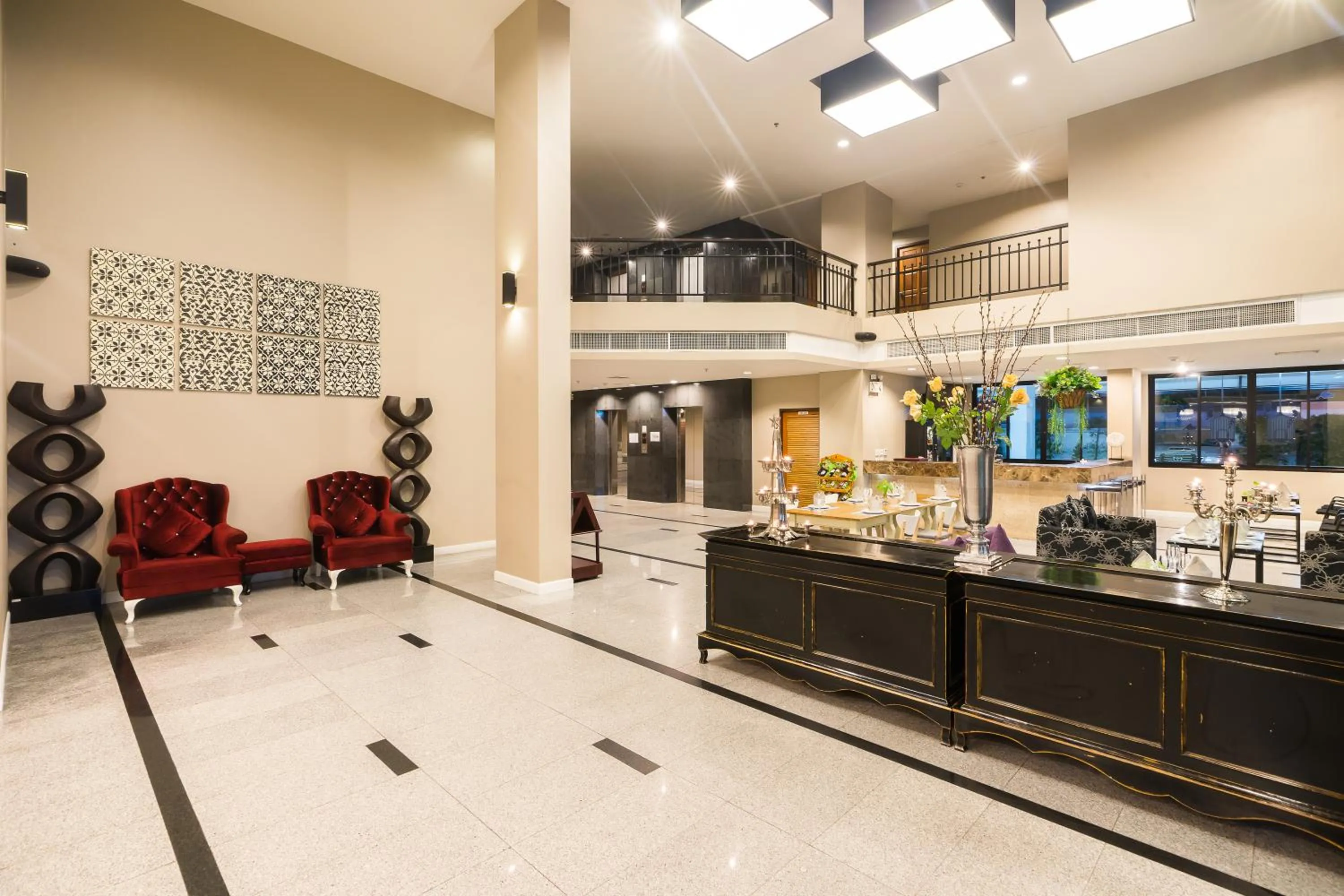 Lobby or reception in Sea Me Spring Hotel