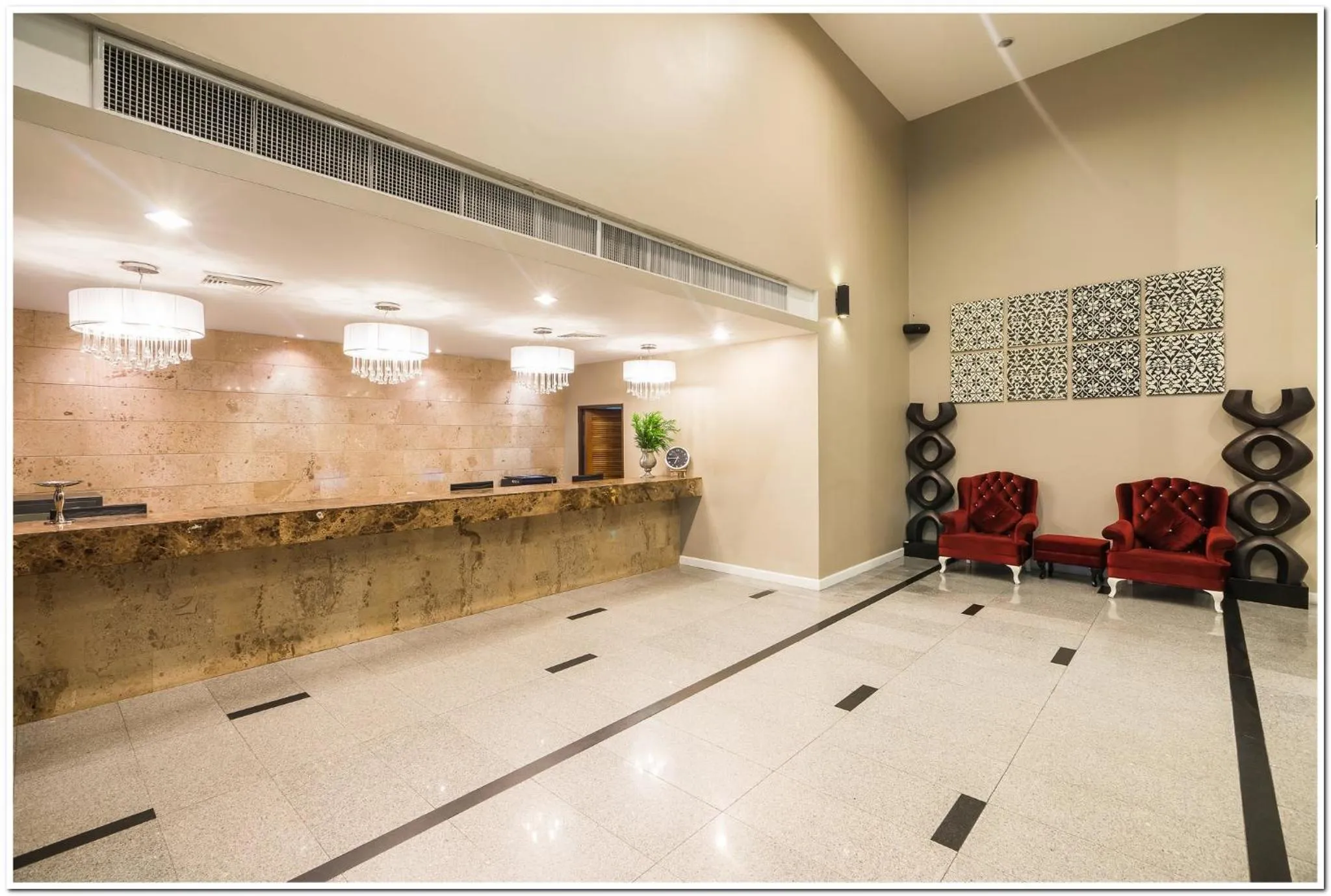 Lobby or reception in Sea Me Spring Hotel