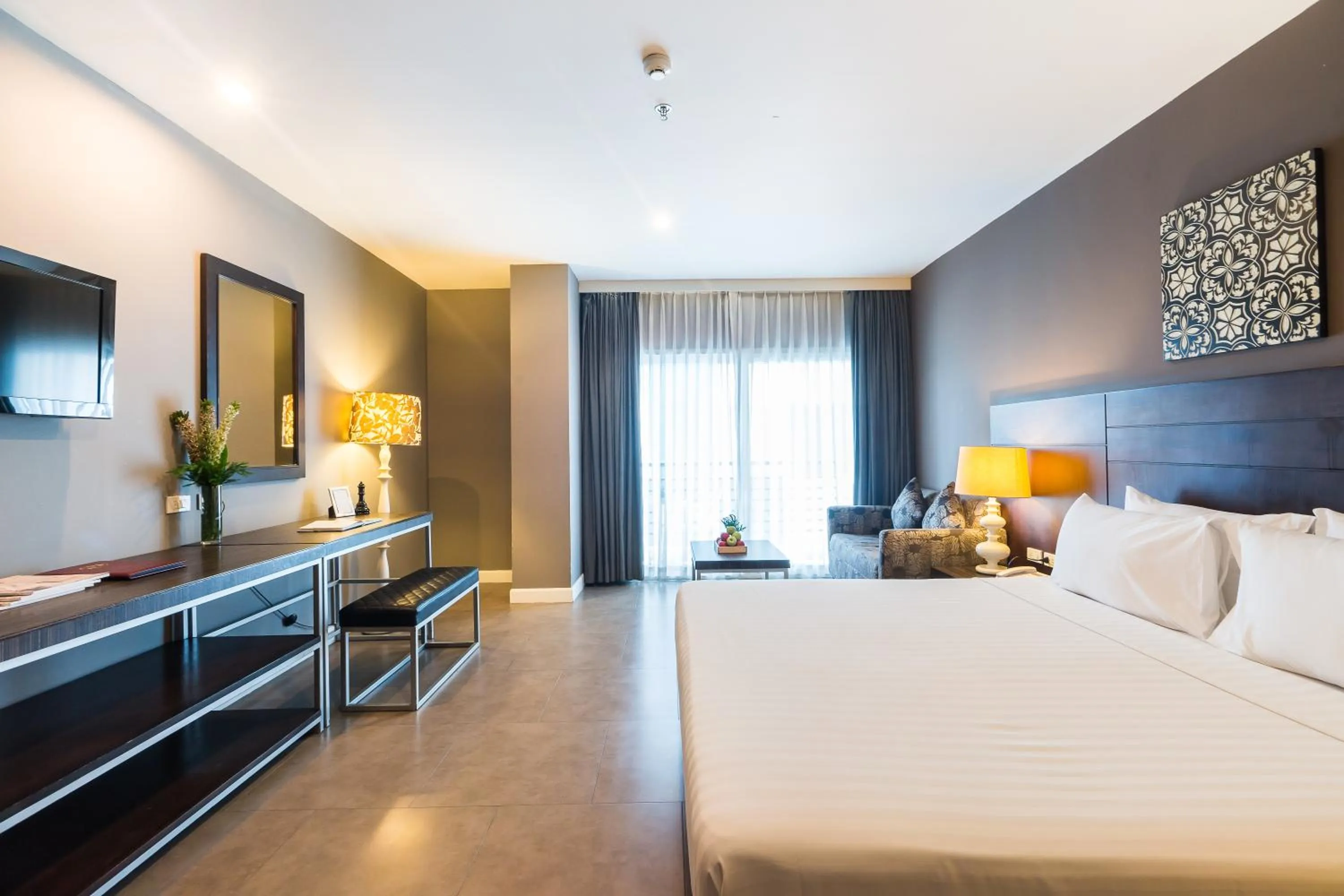 Bedroom, Bed in Sea Me Spring Hotel