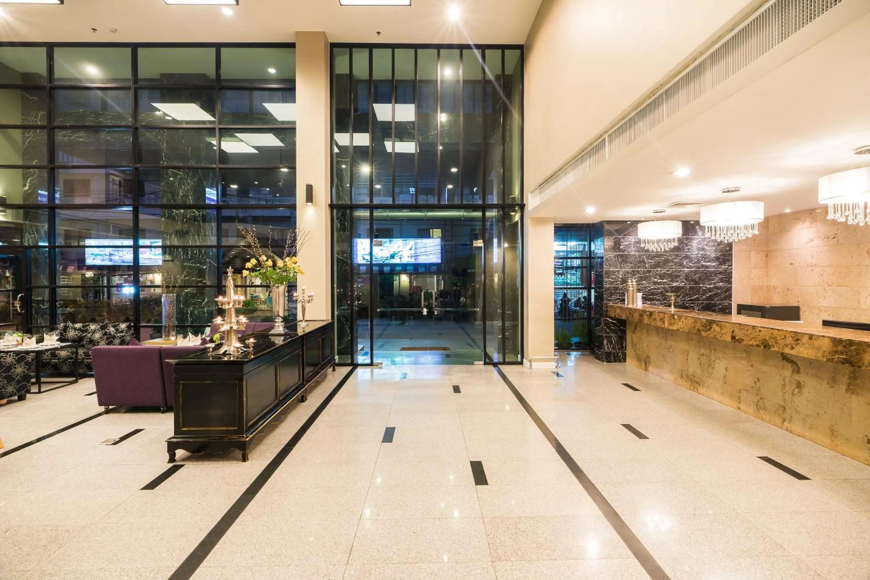 Lobby or reception in Sea Me Spring Hotel