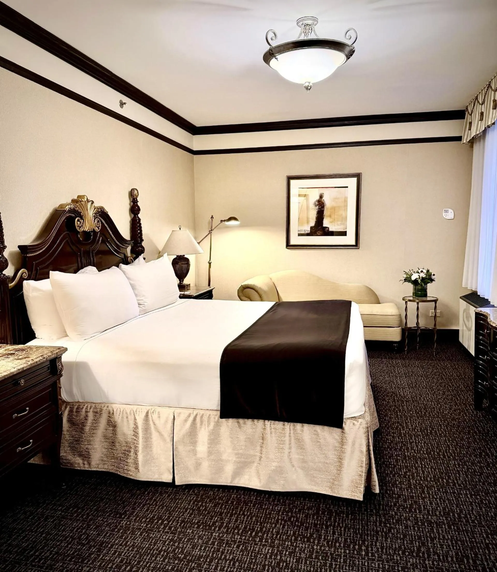 Bed in Hotel Lucerne