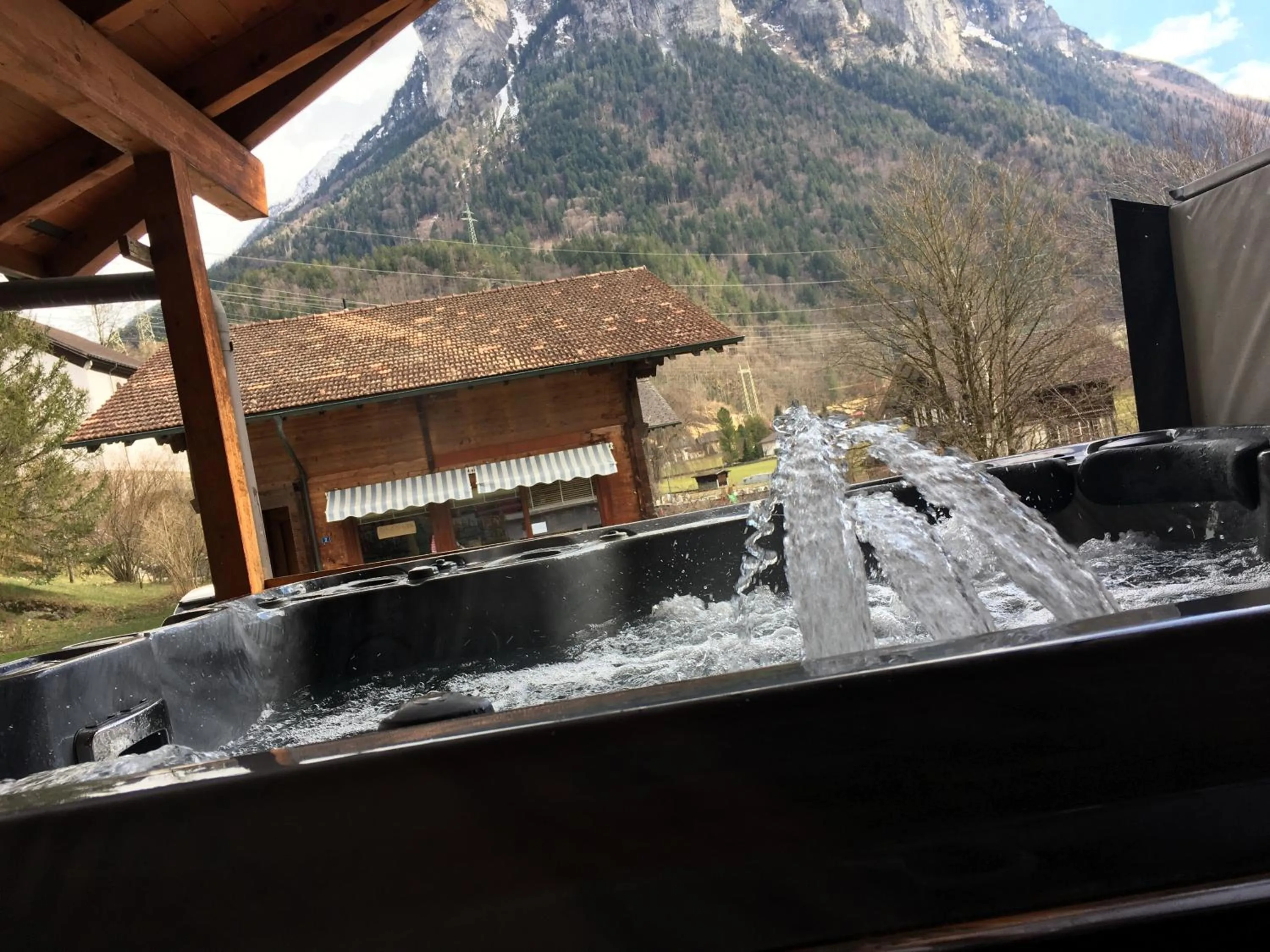 Hot Tub in Hotel Hof und Post