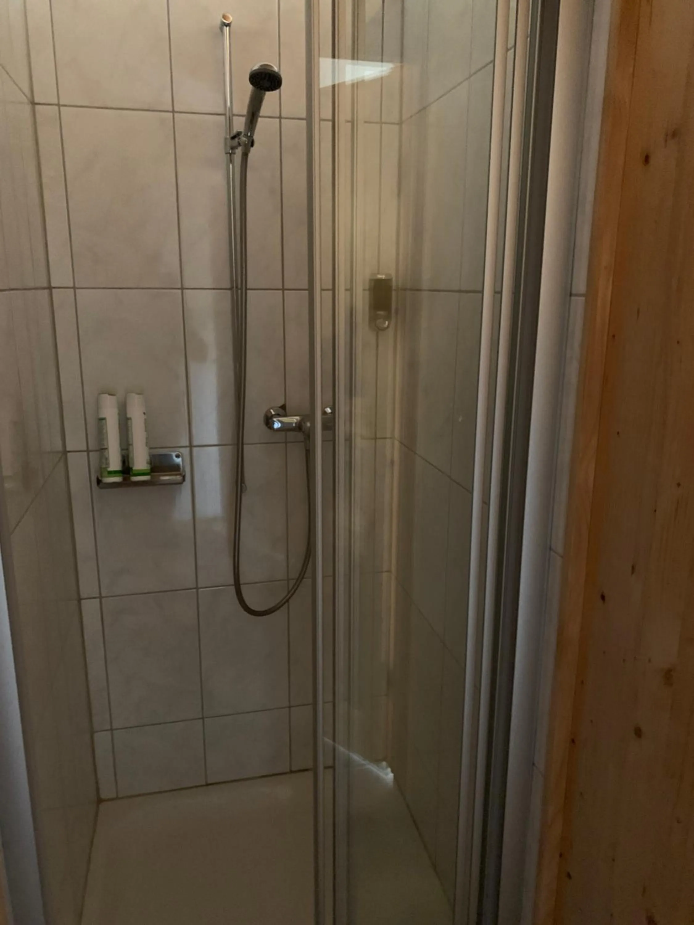 Shower in Hotel Hof und Post