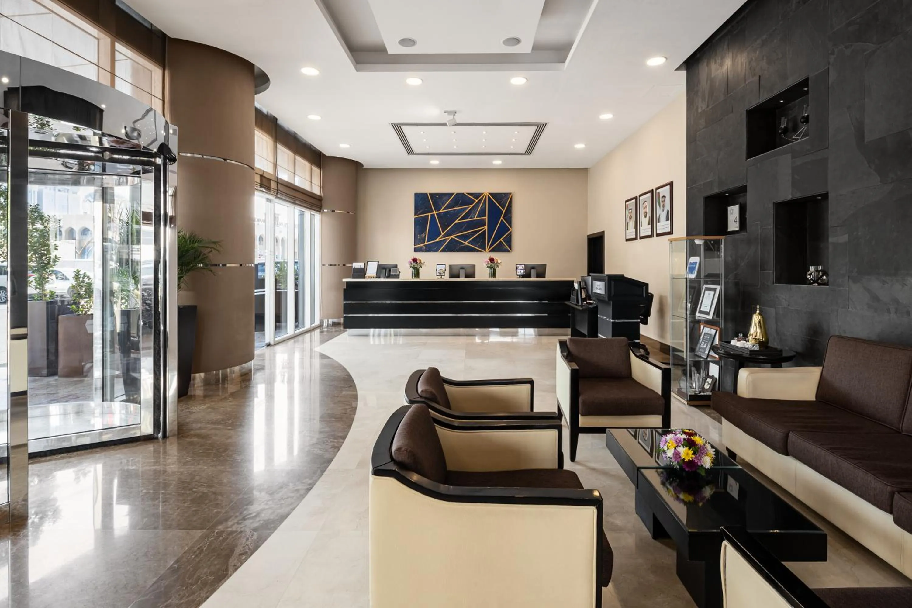 Facade/entrance in Cristal Hotel Abu Dhabi