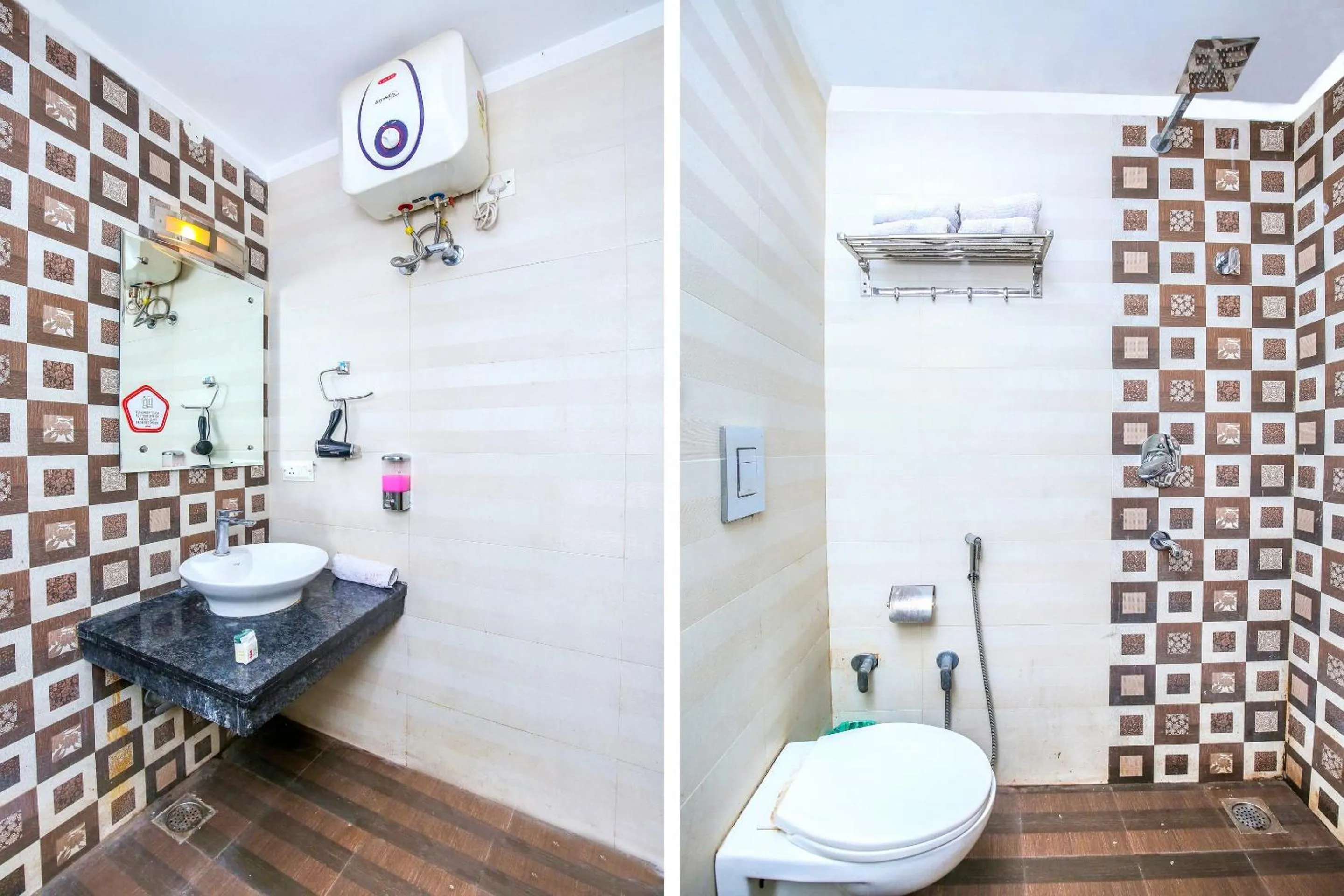 Bathroom in Hotel O Tricity Relax Inn