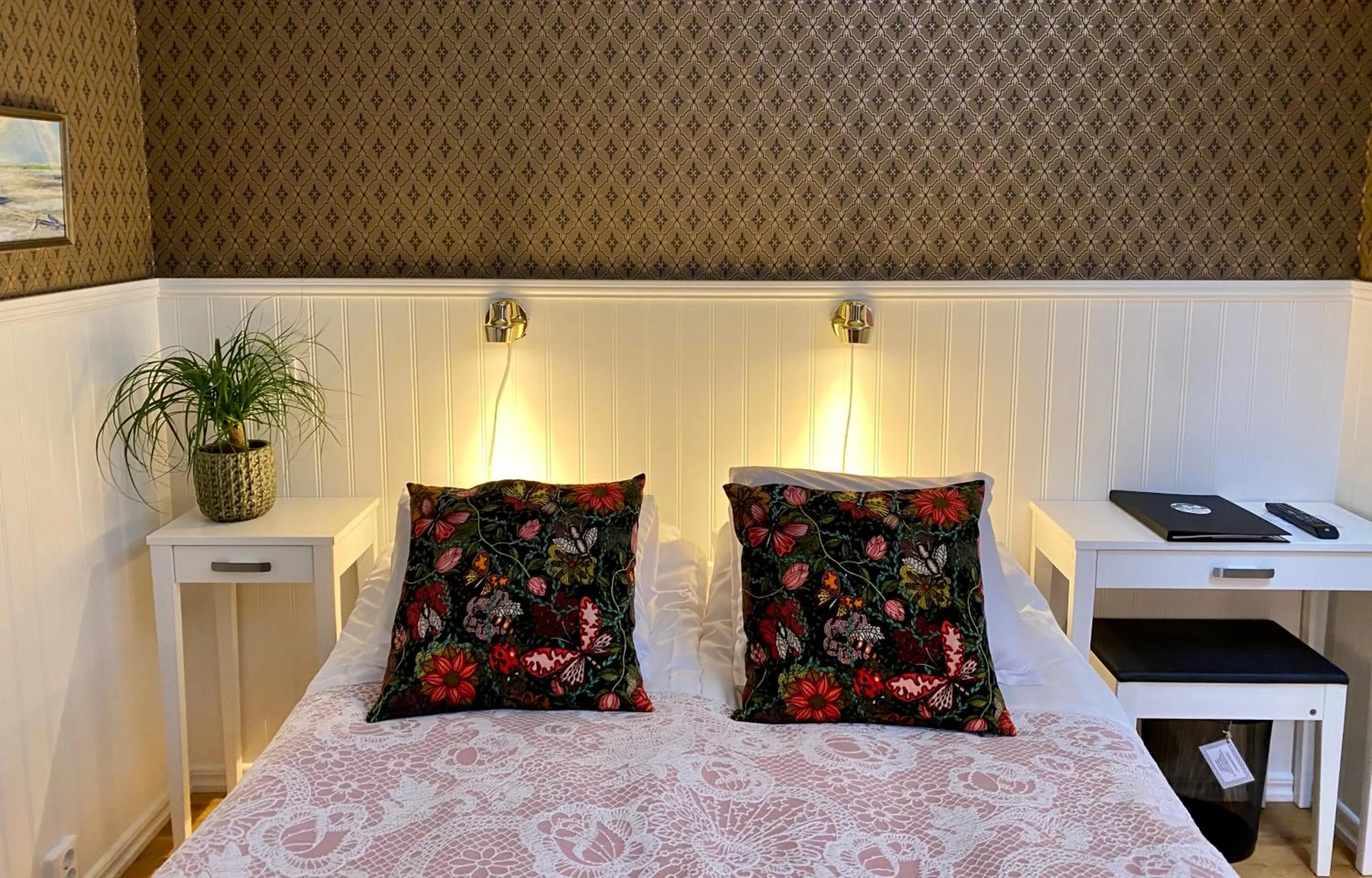 Bed in Hotell St Clemens