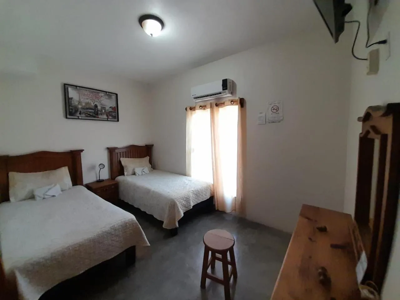 Bed in Hotel Purisima Concepción