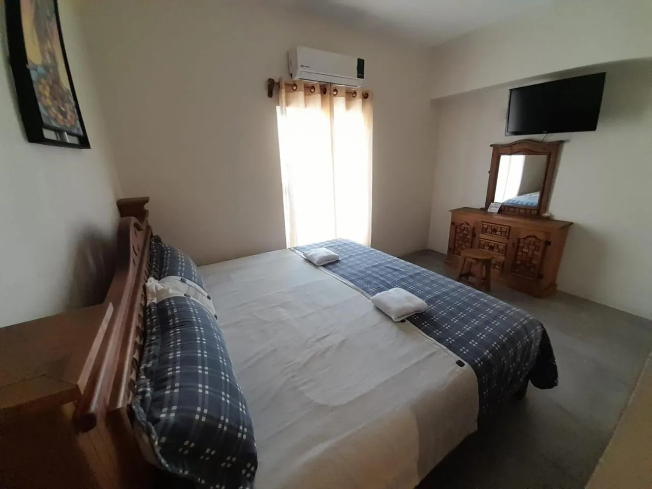 Bed in Hotel Purisima Concepción