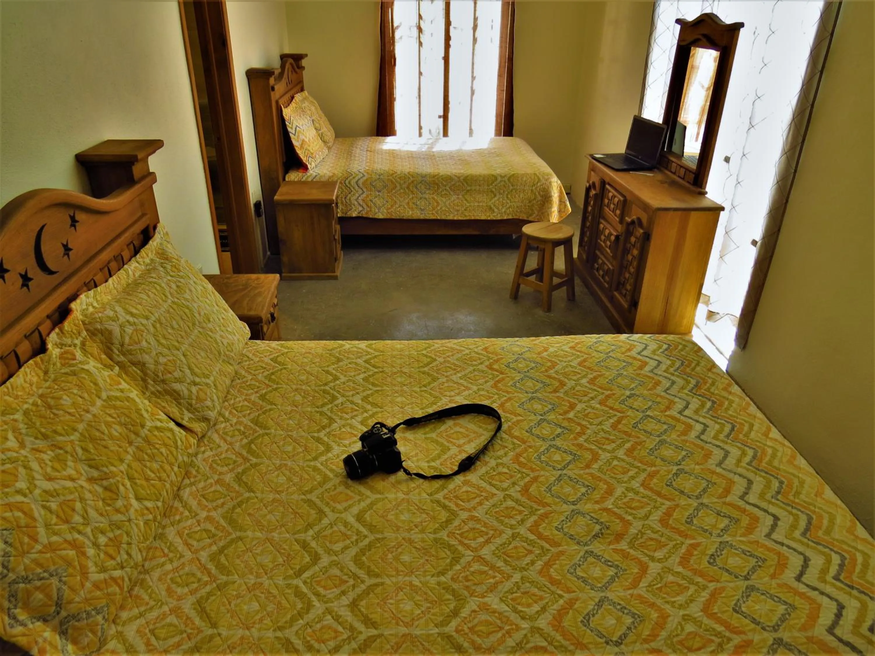 Bed in Hotel Purisima Concepción