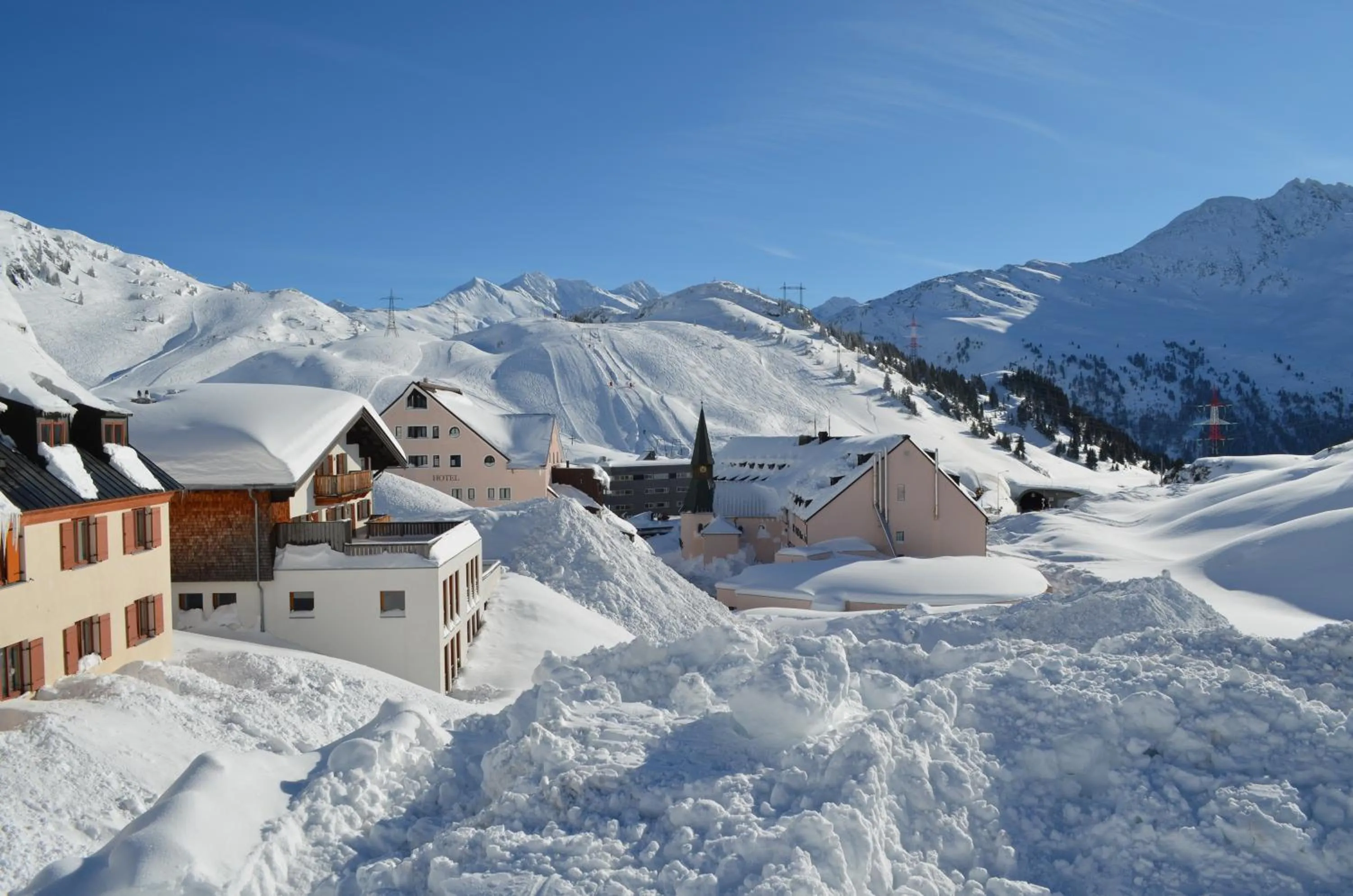 View (from property/room) in Gasthof Valluga