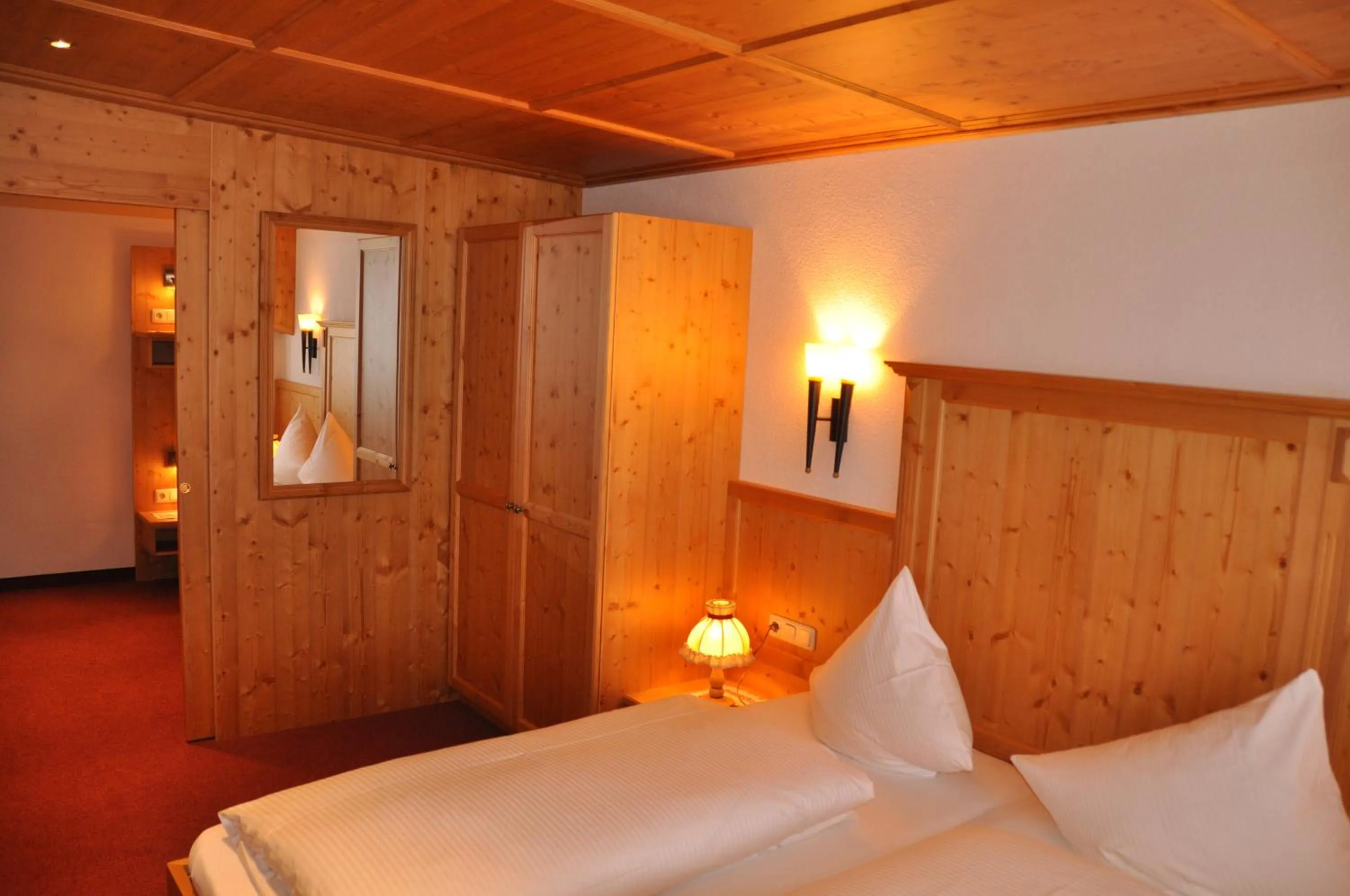 Bedroom, Bed in Gasthof Valluga