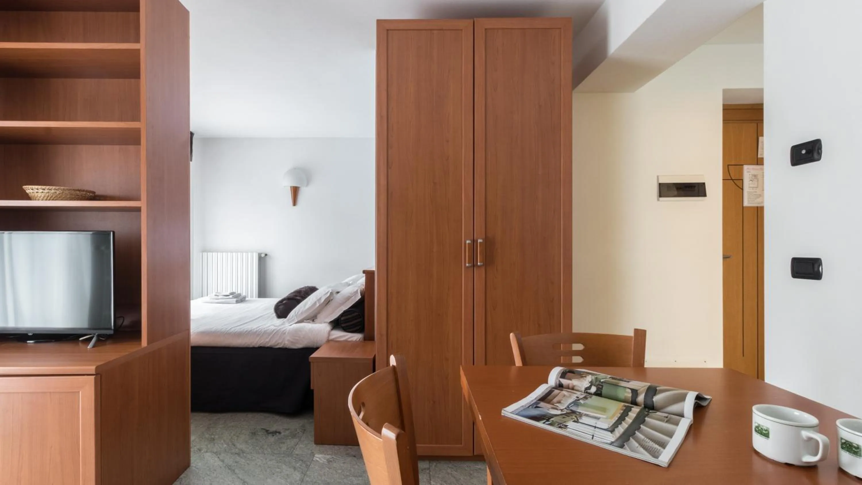 View (from property/room), Bed in Residence Pizzo Scalino