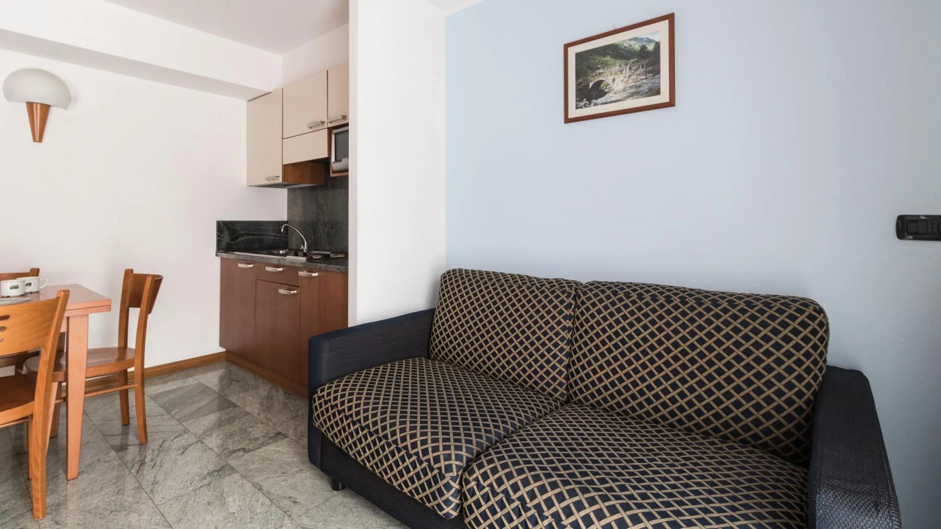 Living room in Residence Pizzo Scalino