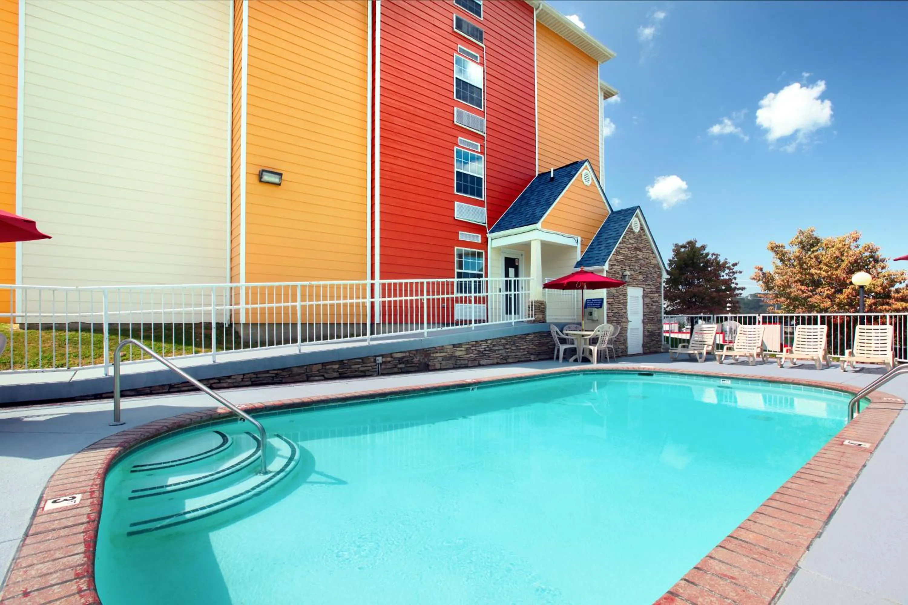 Pool view in Microtel Inn & Suites by Wyndham Pigeon Forge