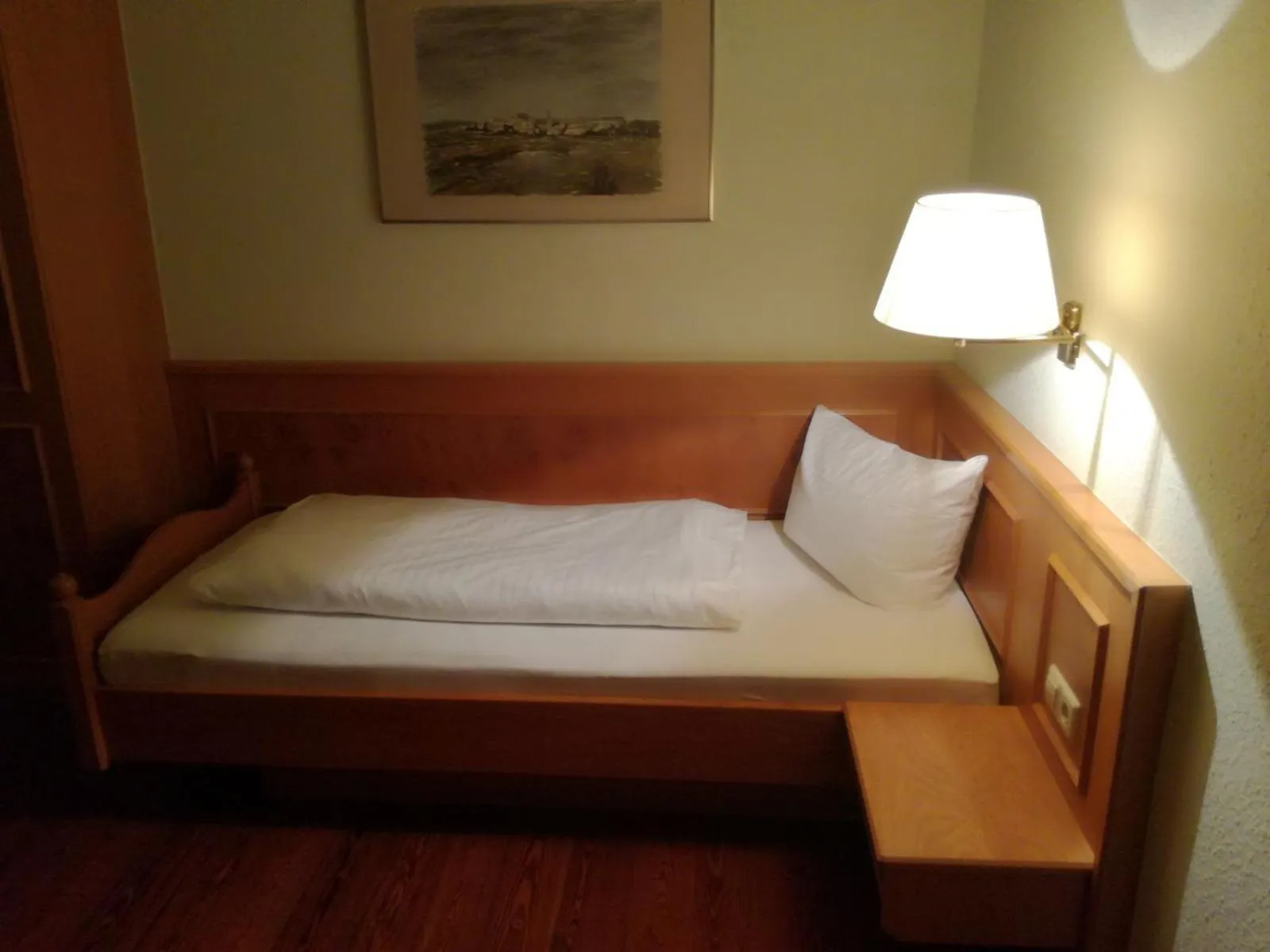 Bed in Gaststätte Peperoni